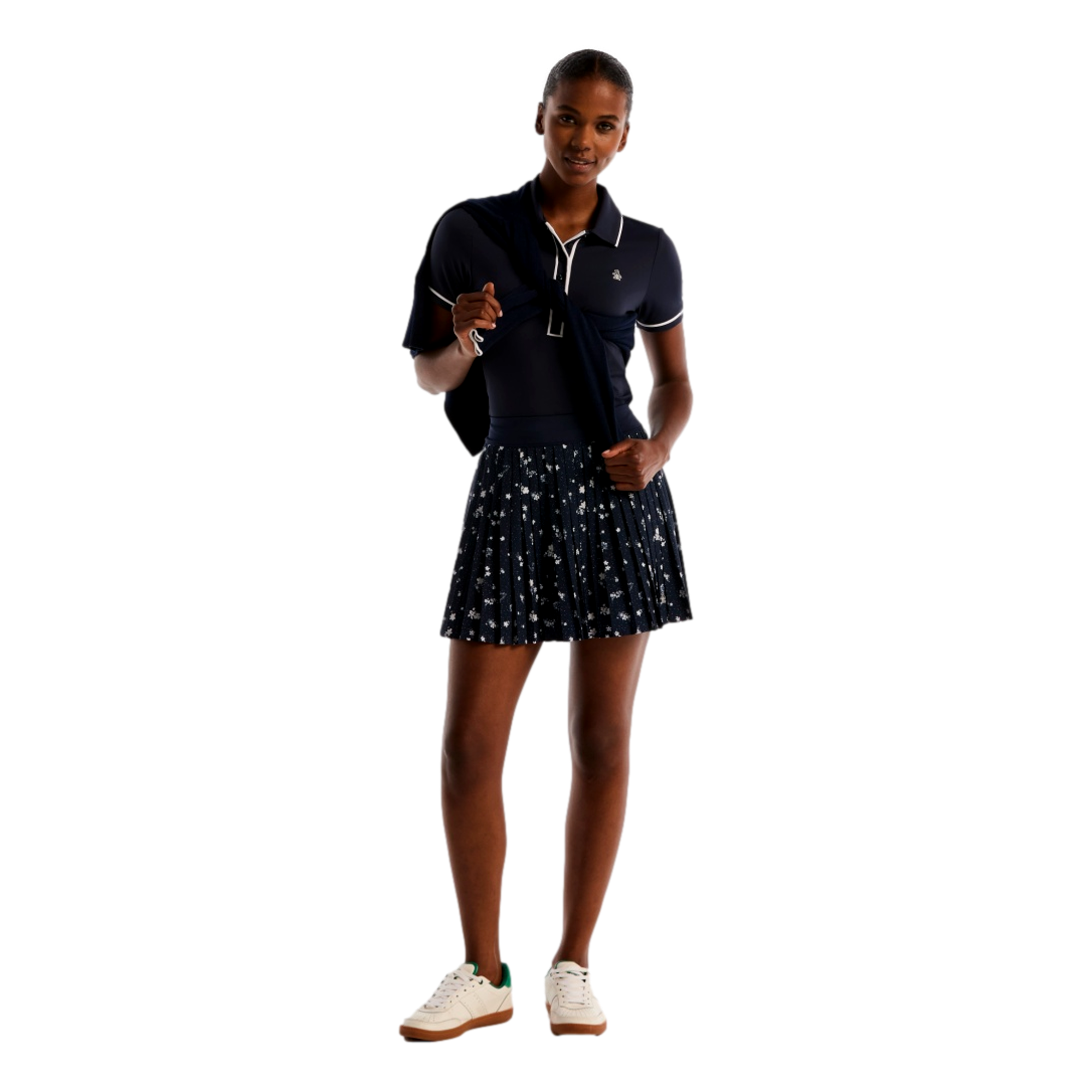 Floral Women's 16" Pleated Golf Skort