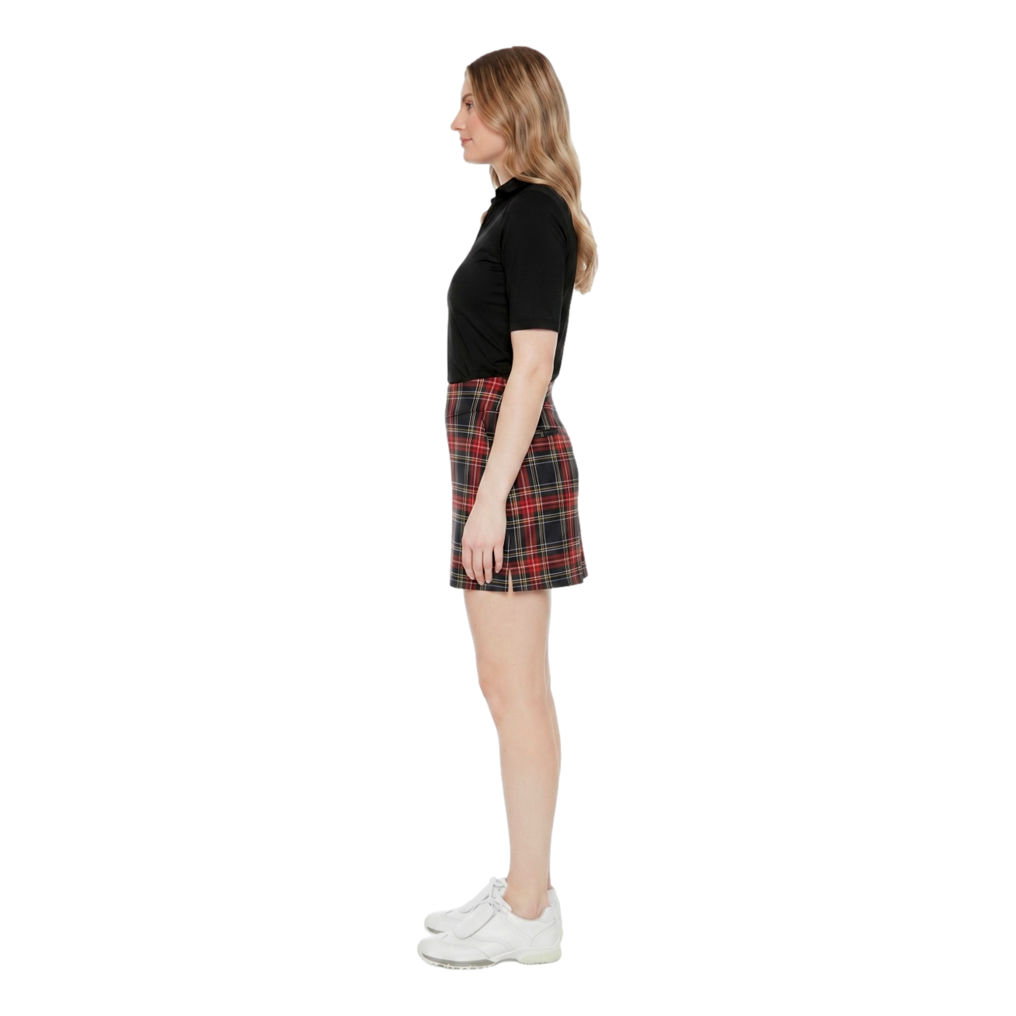 Holiday Plaid 16" Women's Golf Skort