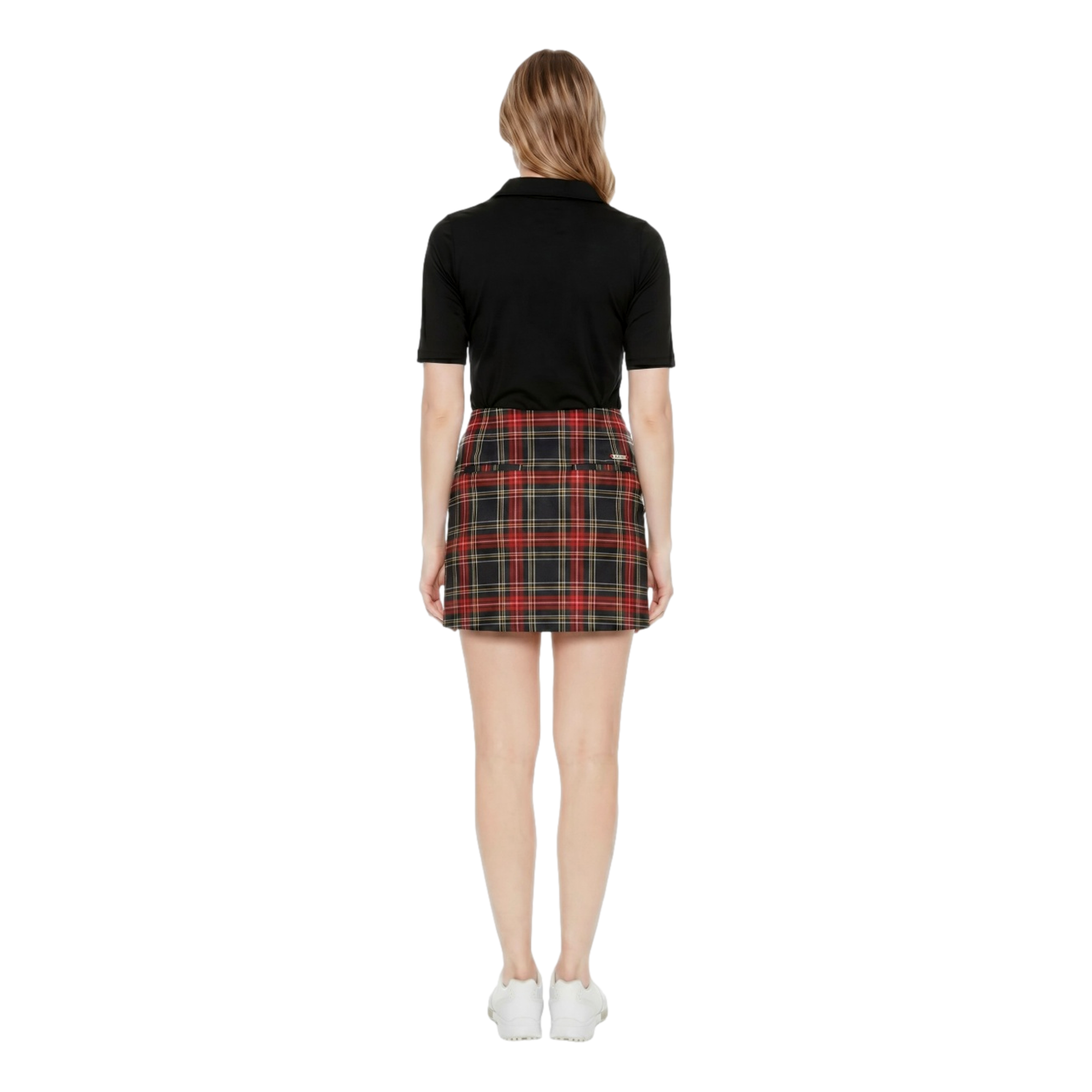Holiday Plaid 16" Women's Golf Skort