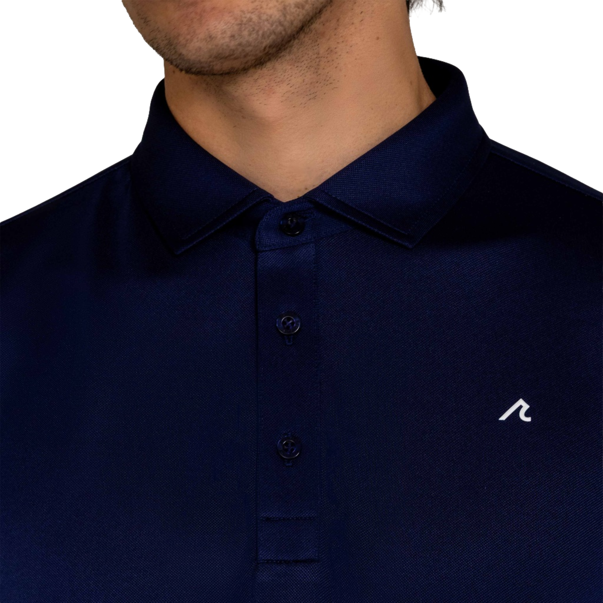Hoxton Long Sleeve Pique Men's Golf Polo Shirt