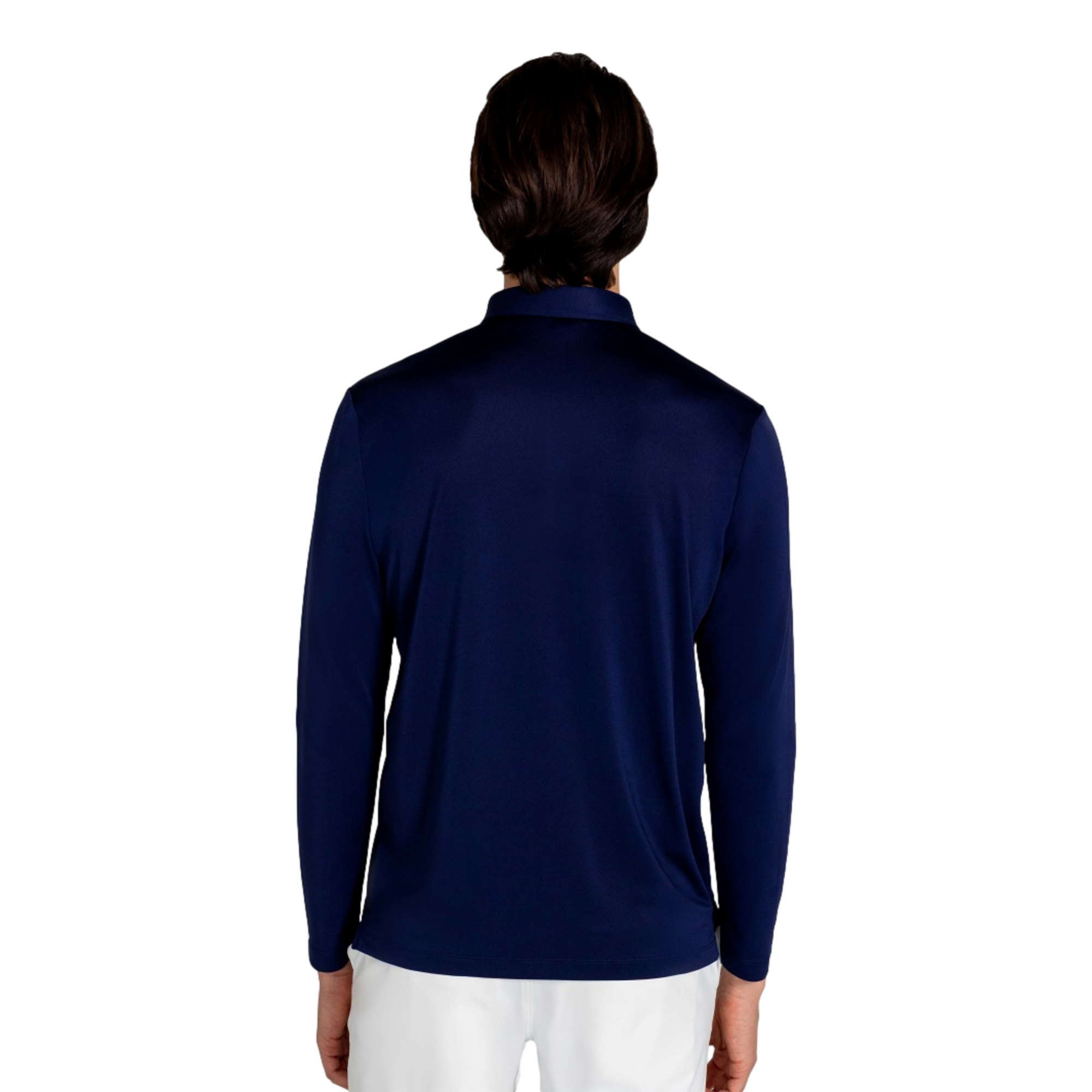 Hoxton Long Sleeve Pique Men's Golf Polo Shirt