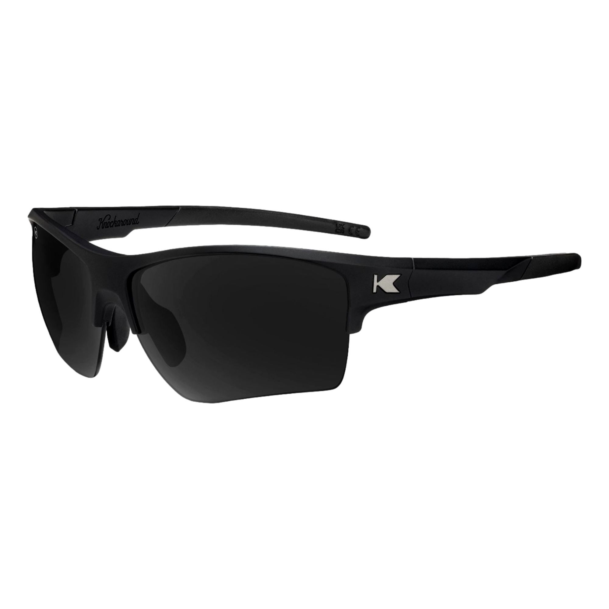 Black on Black Flight Paths Golf Sunglasses