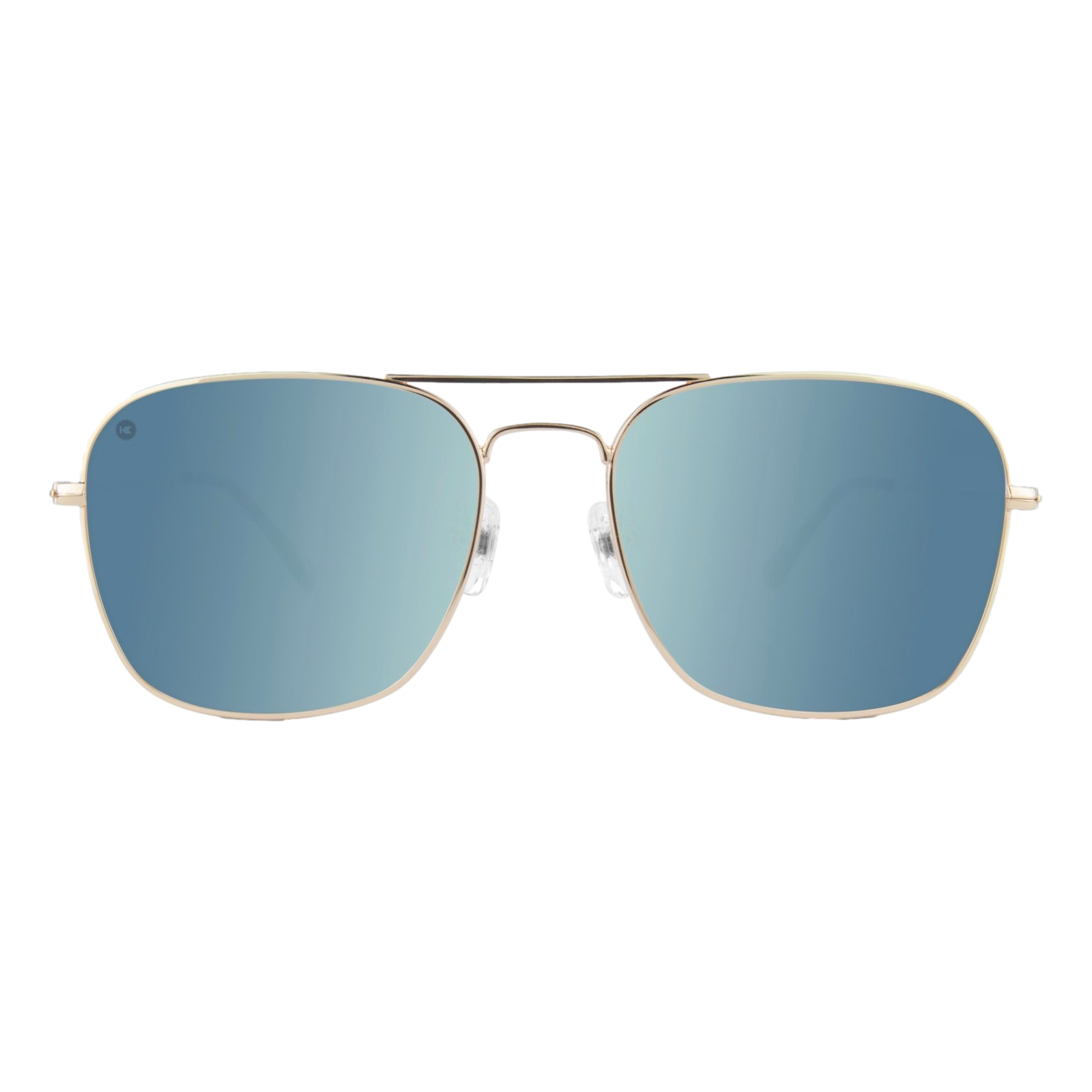 Gold & Sky Blue Mount Evans Golf Sunglasses