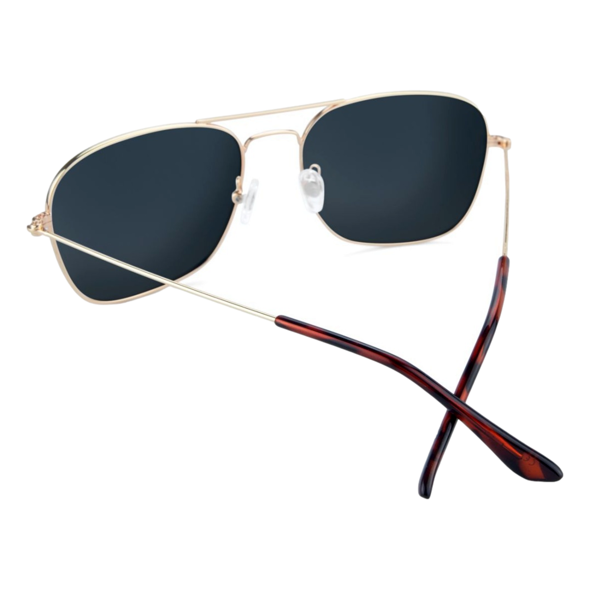 Gold & Sky Blue Mount Evans Golf Sunglasses