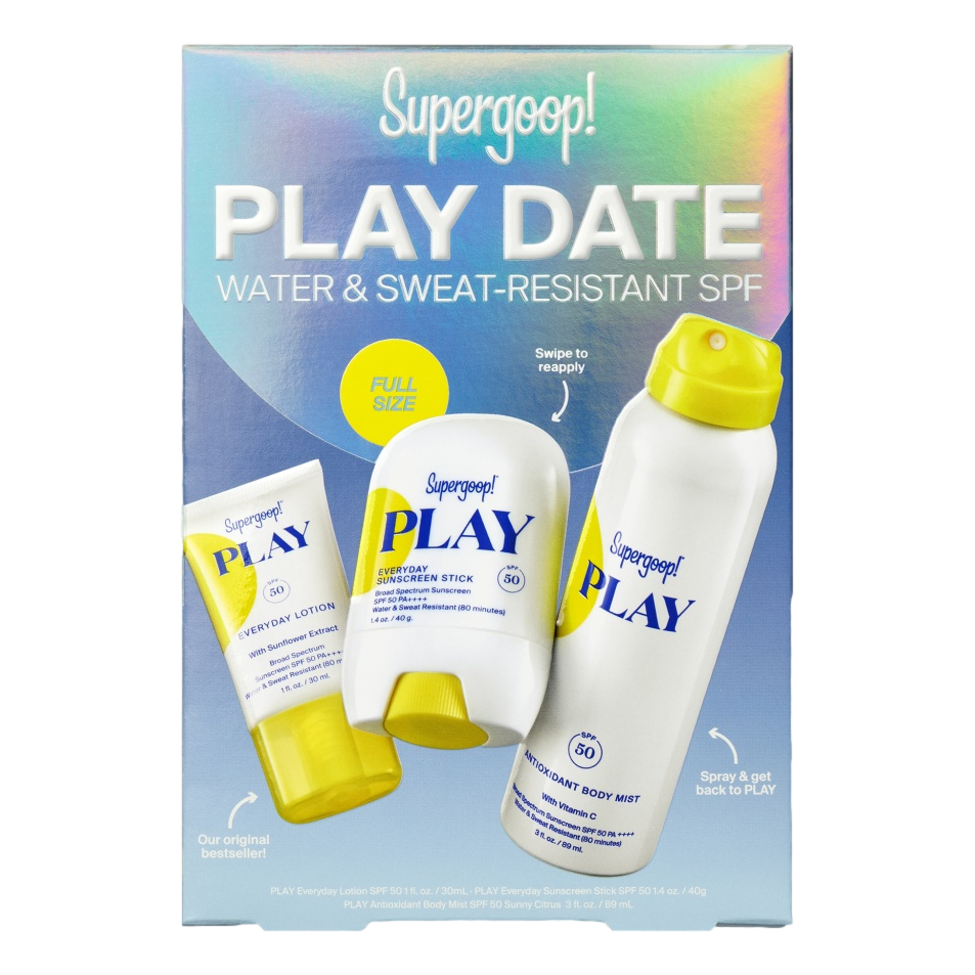 PLAY Date Pool & Sport SPF Kit