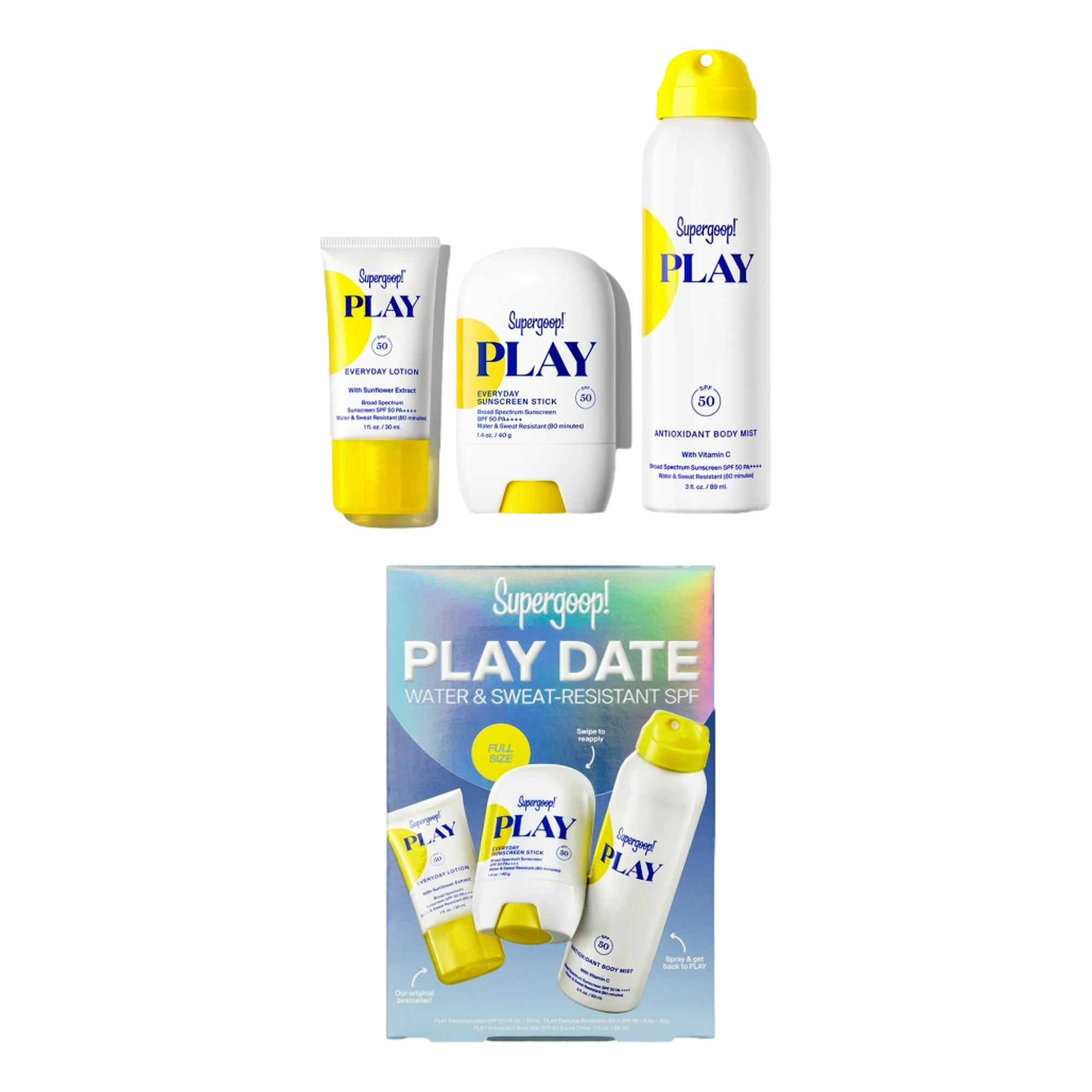 PLAY Date Pool & Sport SPF Kit