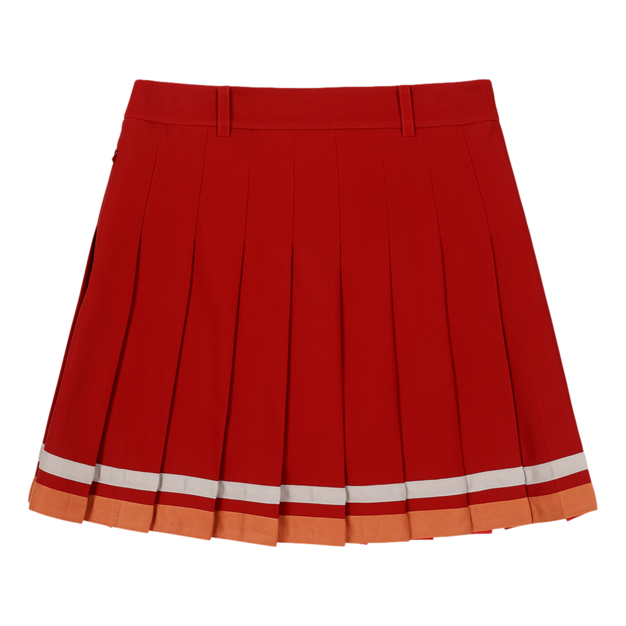 Color Tipping Pleat Women's Golf Skort