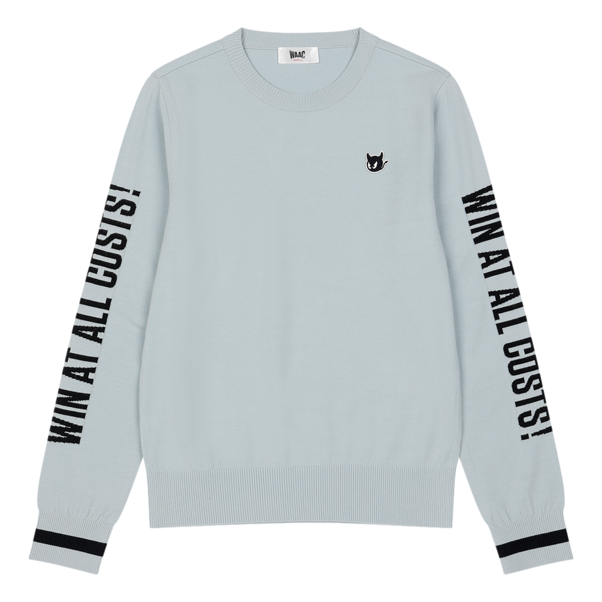 Slogan Sleeve Women's Golf Sweater