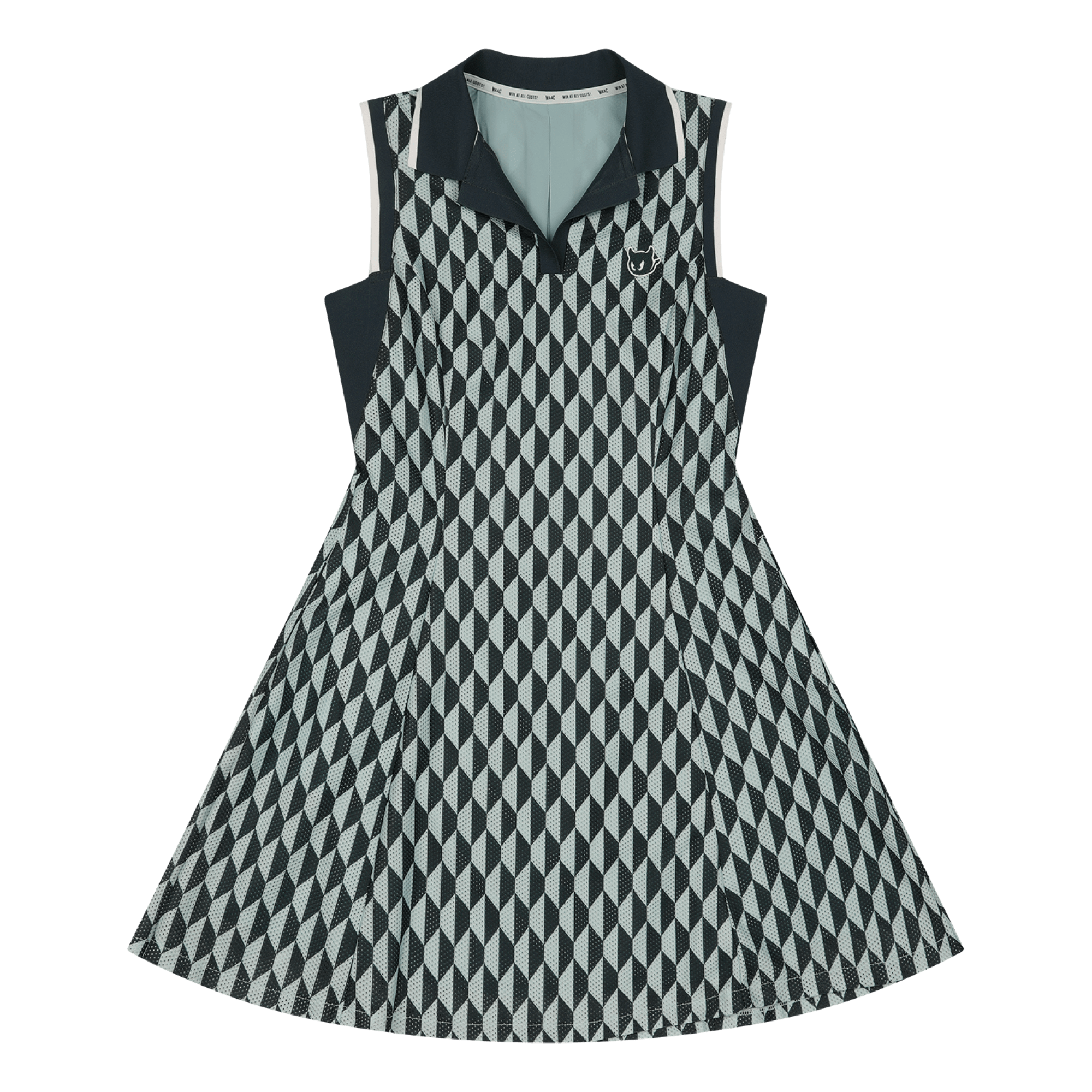 Athletic Optic Block Women's Sleeveless Golf Dress