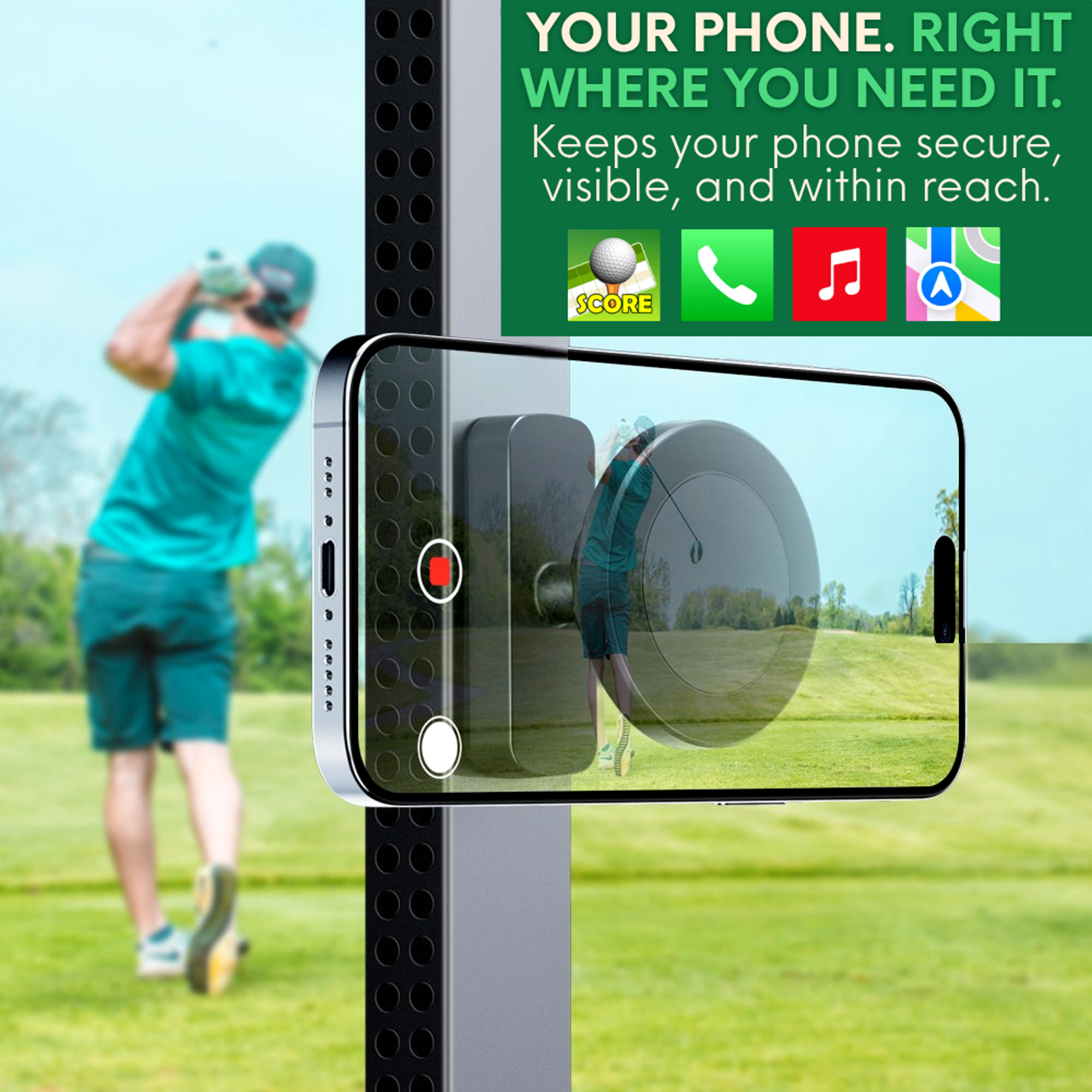 Magnetic Phone Caddie