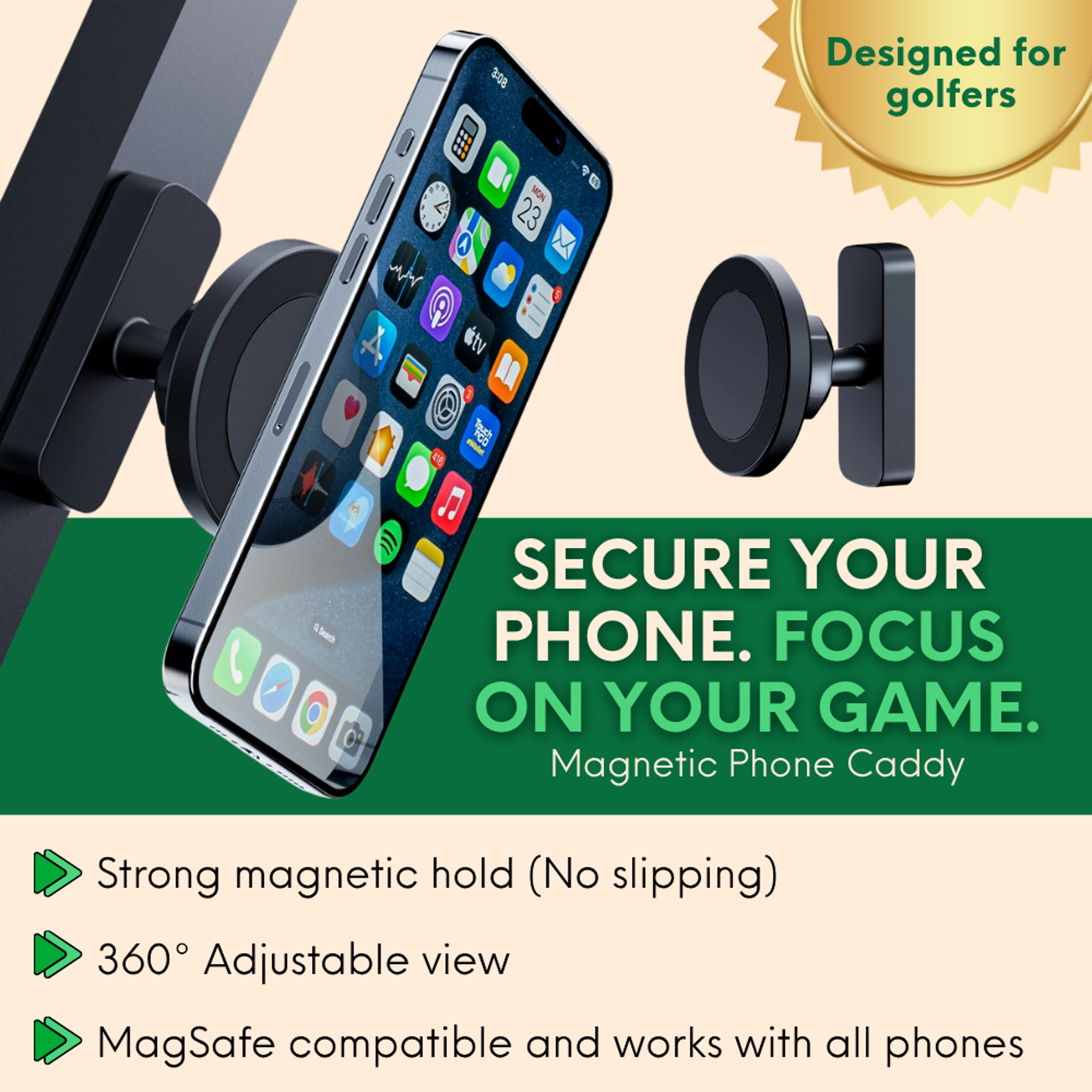 Magnetic Phone Caddie