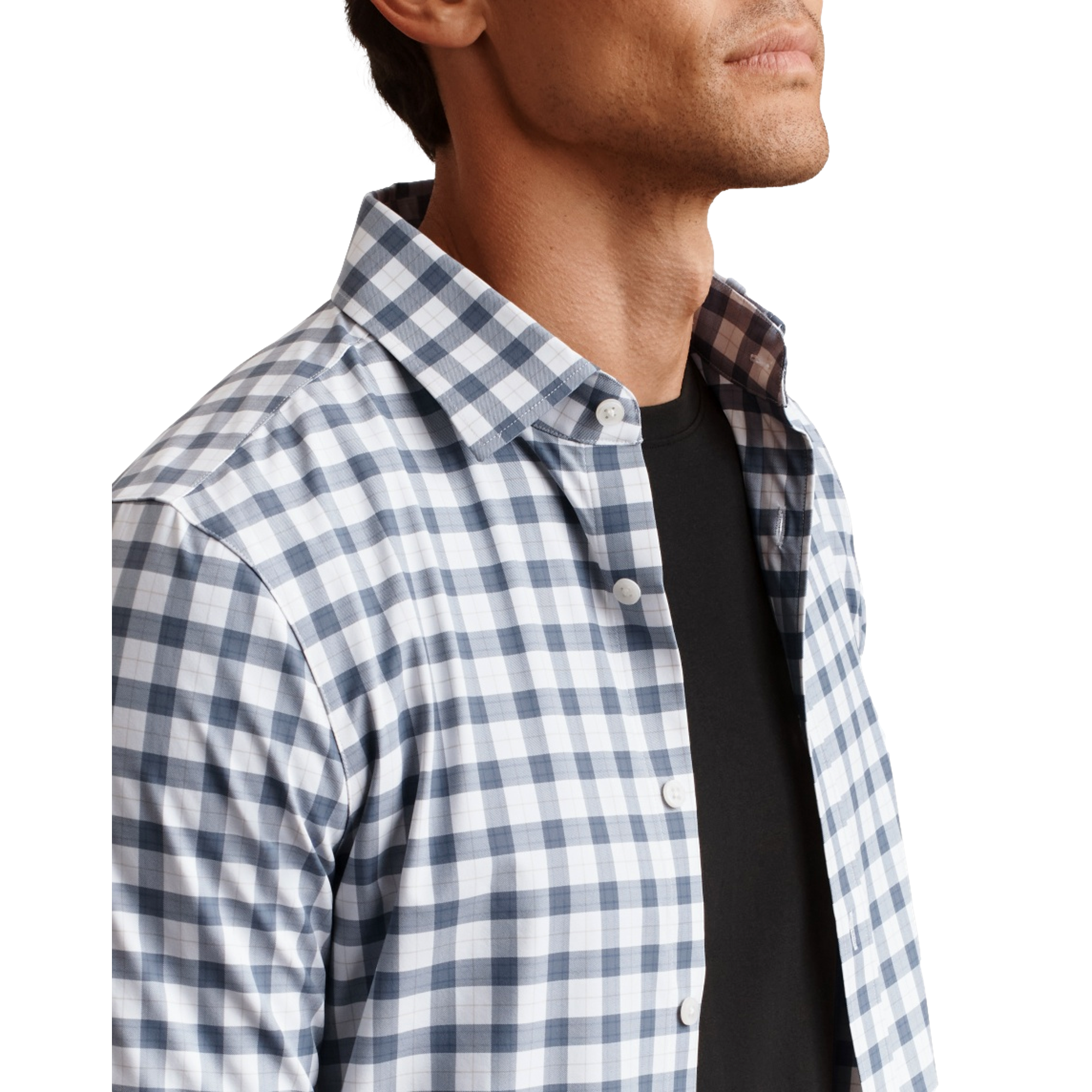 State Of Mind Button Up Men's Golf Polo Shirt