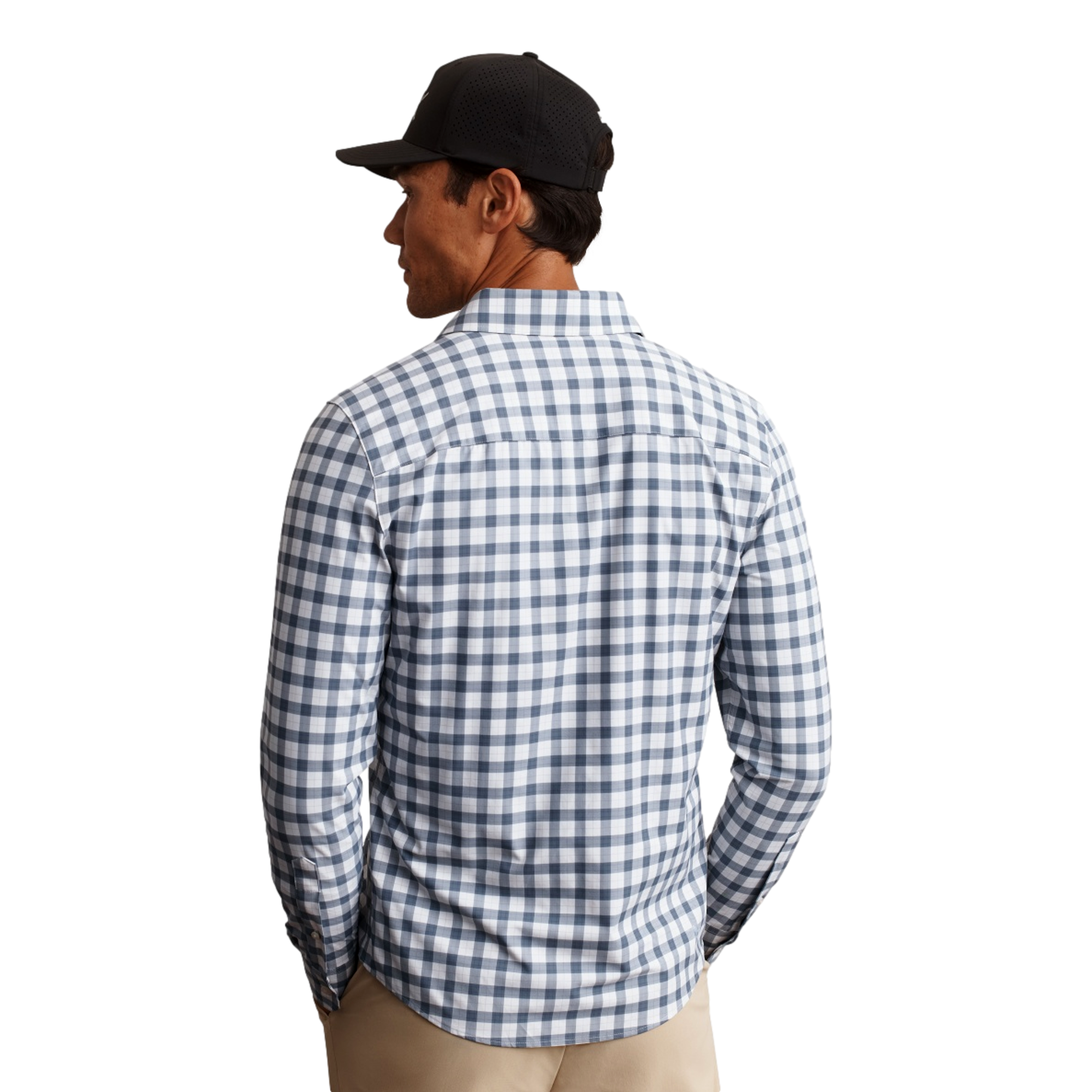 State Of Mind Button Up Men's Golf Polo Shirt