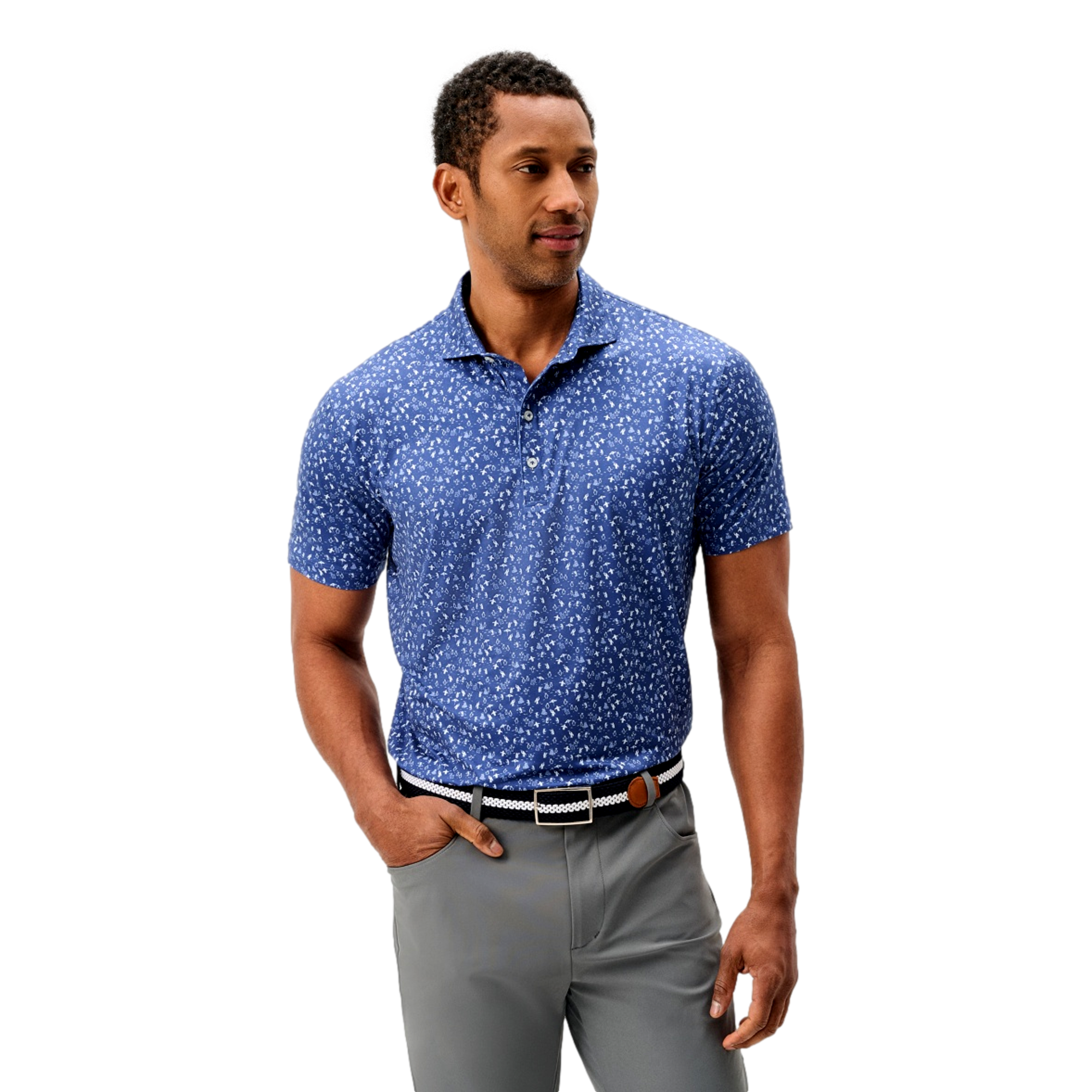 Penguin Party Men's Golf Polo Shirt