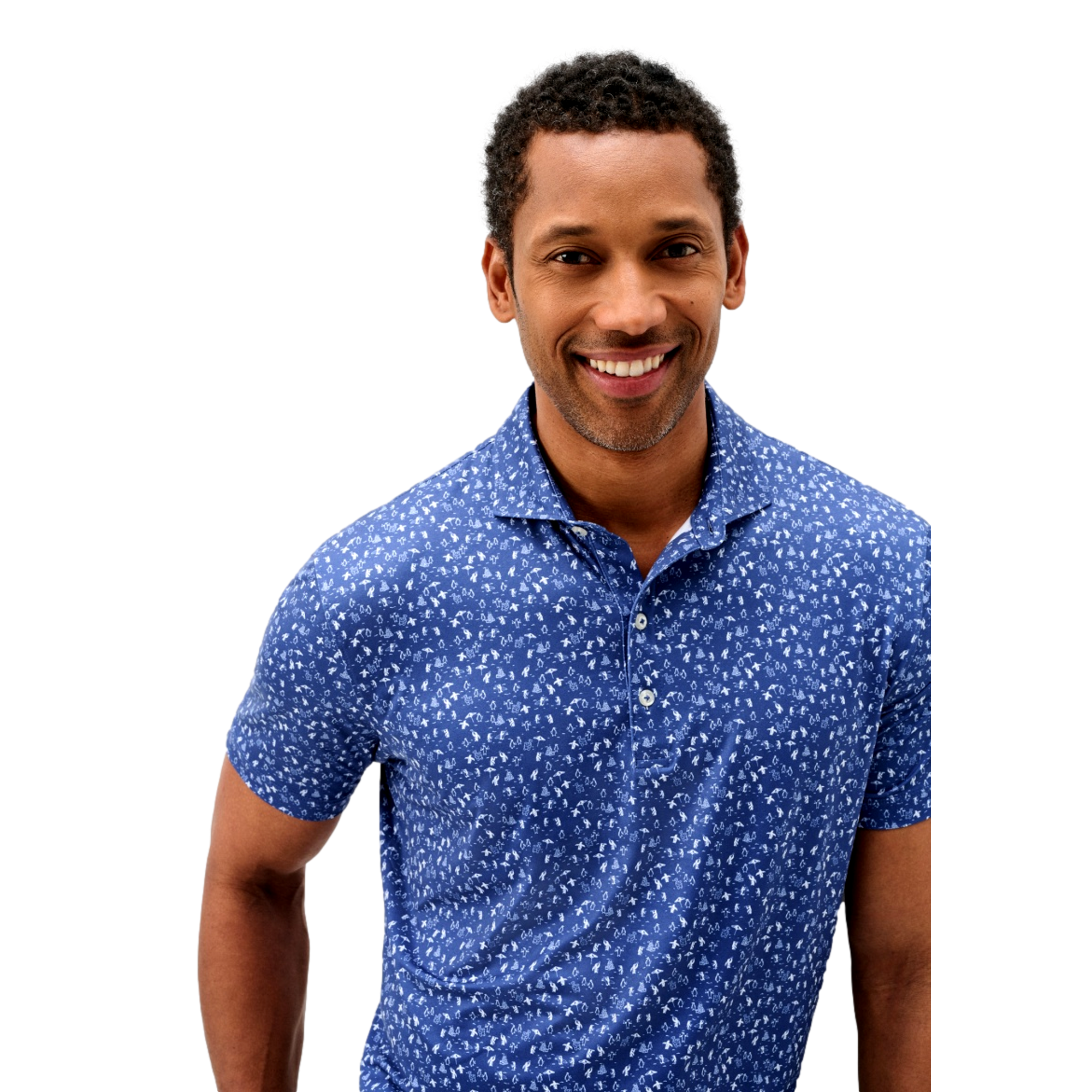 Penguin Party Men's Golf Polo Shirt