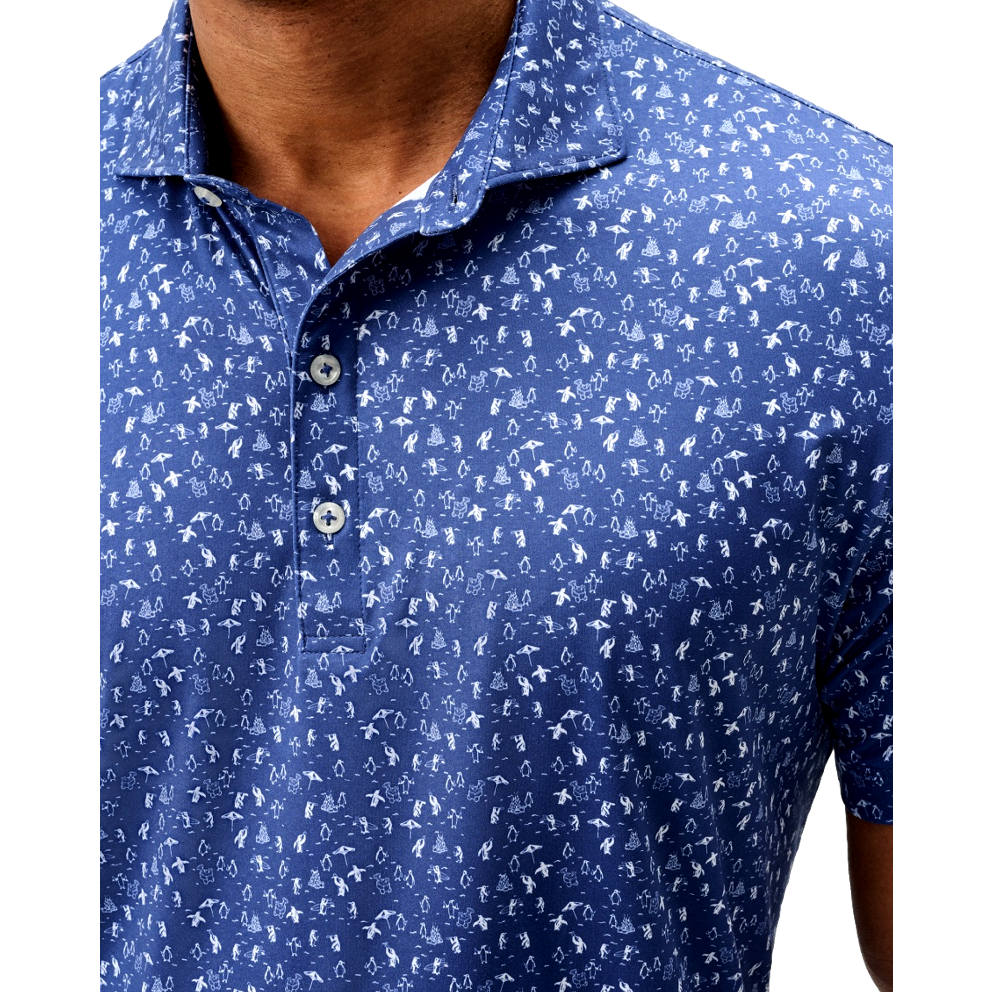 Penguin Party Men's Golf Polo Shirt