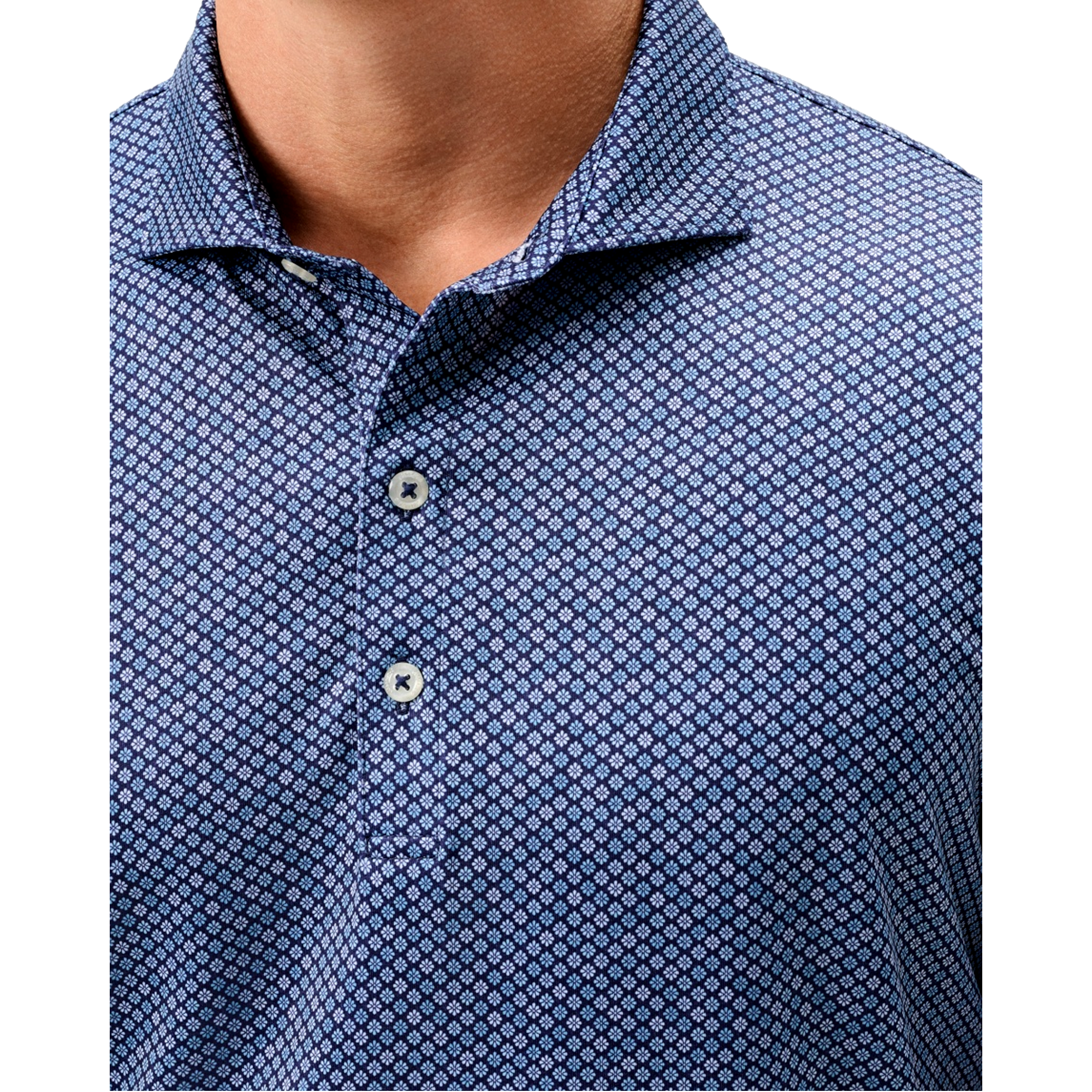 Pip Floral Men's Golf Polo Shirt