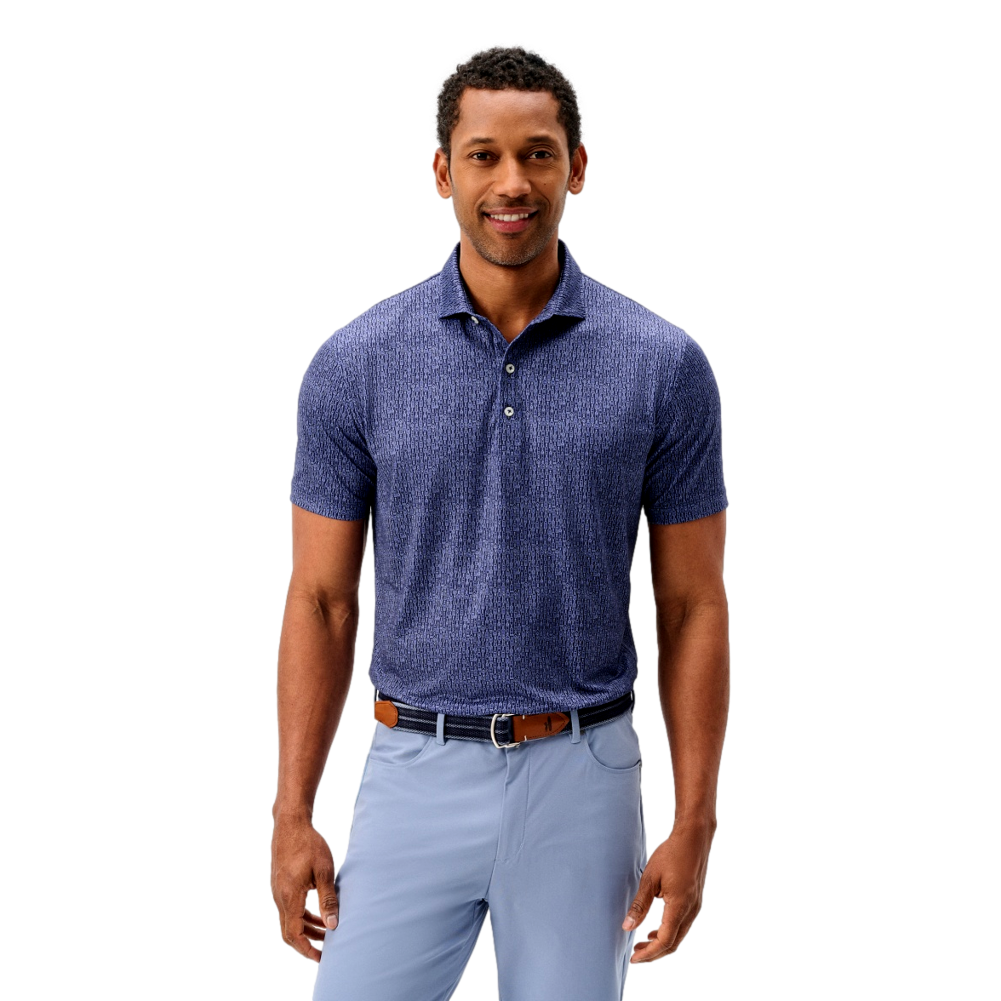 Bars Open Men's Golf Polo Shirt