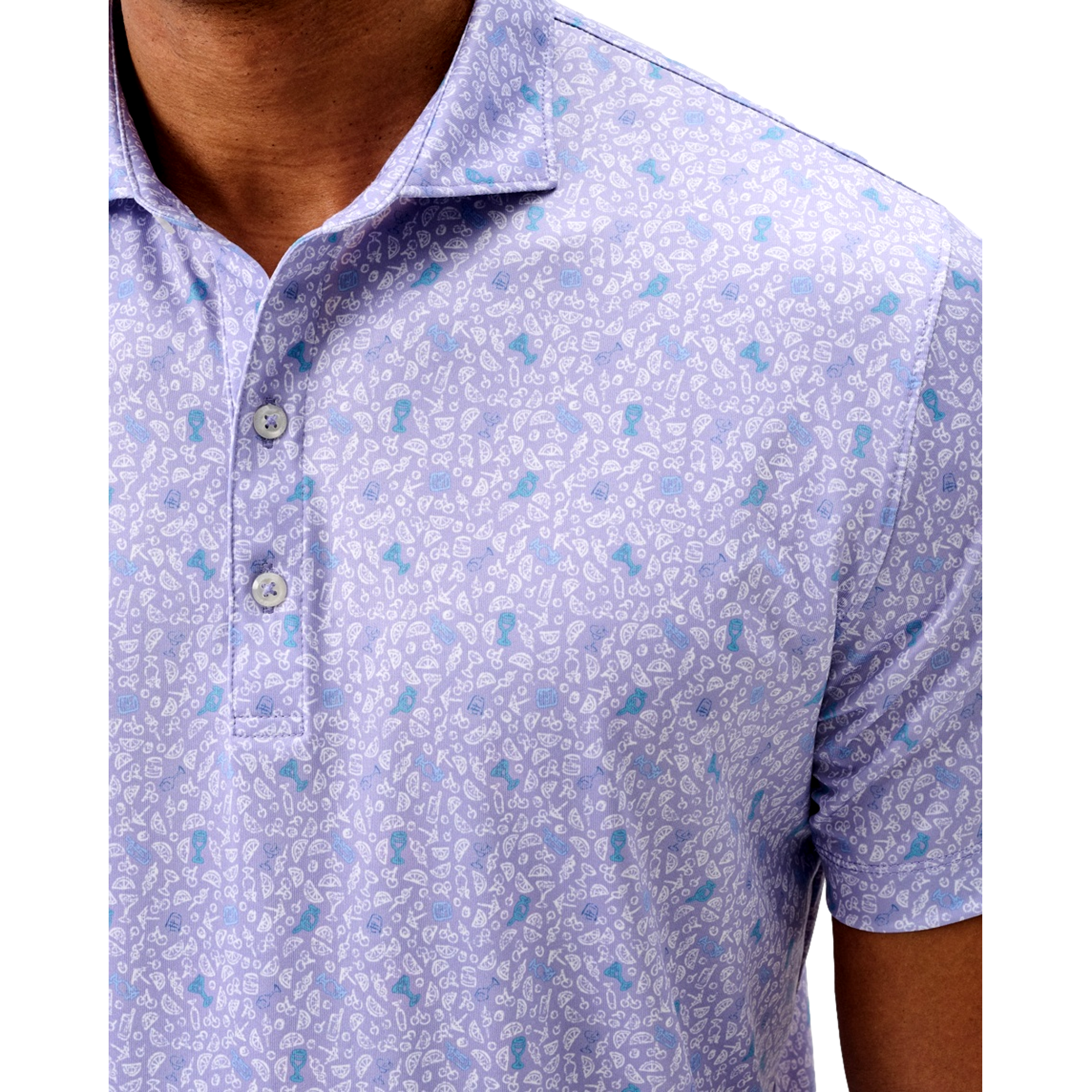 Island Cocktail Men's Golf Polo Shirt