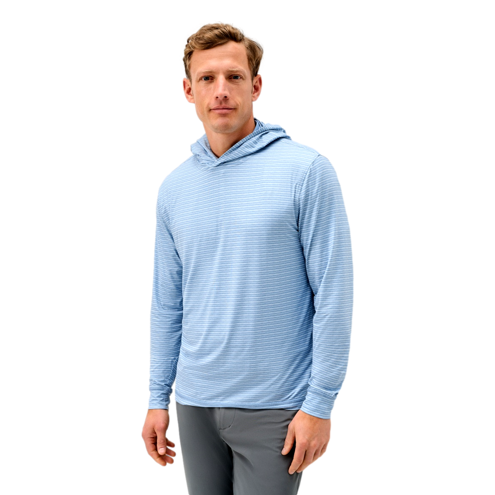 Talon Print Stripe Men's Golf Hoodie