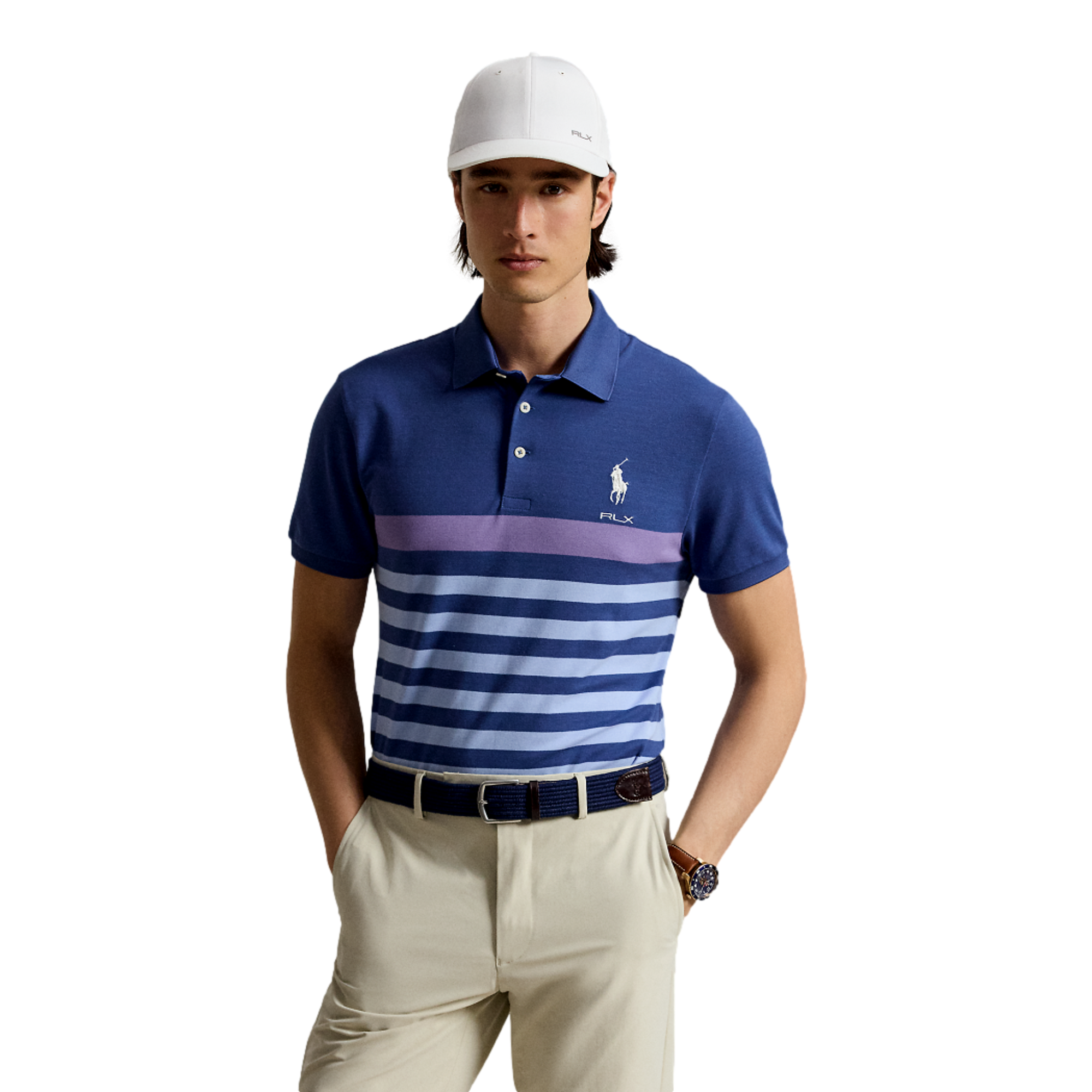 Performance Pique Knit Men's Golf Polo Shirt
