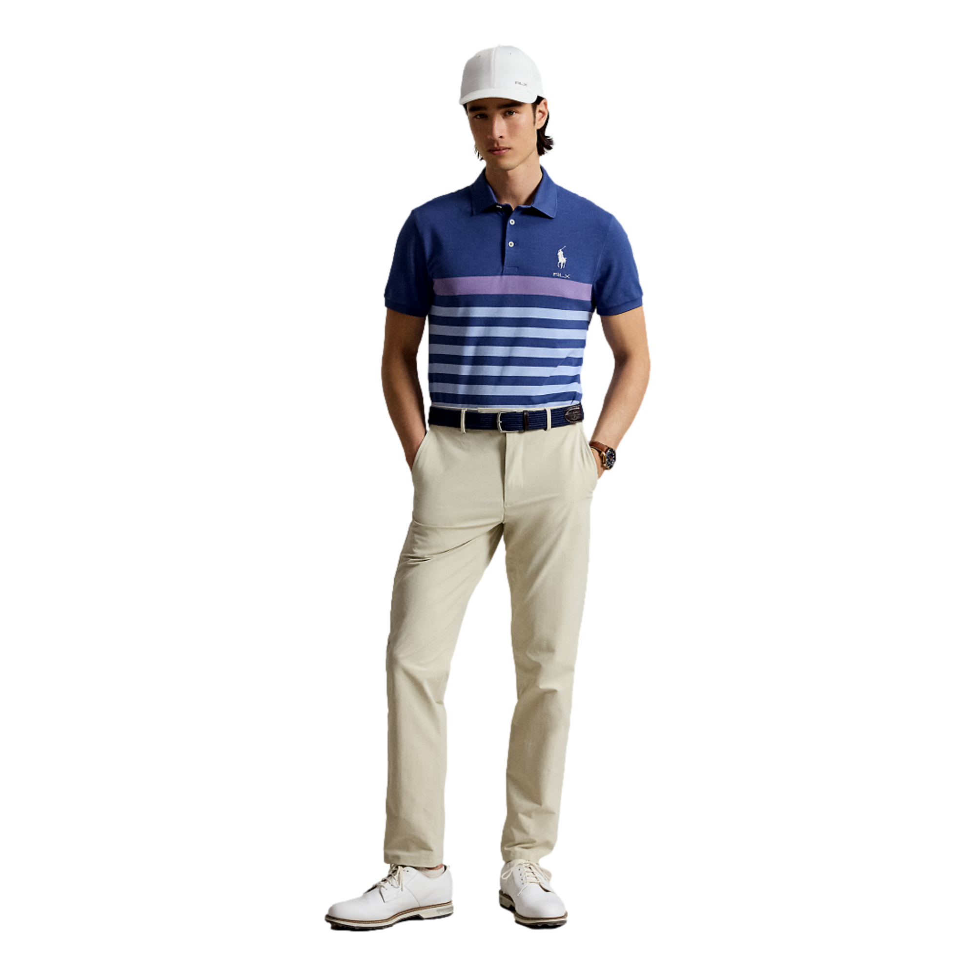 Performance Pique Knit Men's Golf Polo Shirt