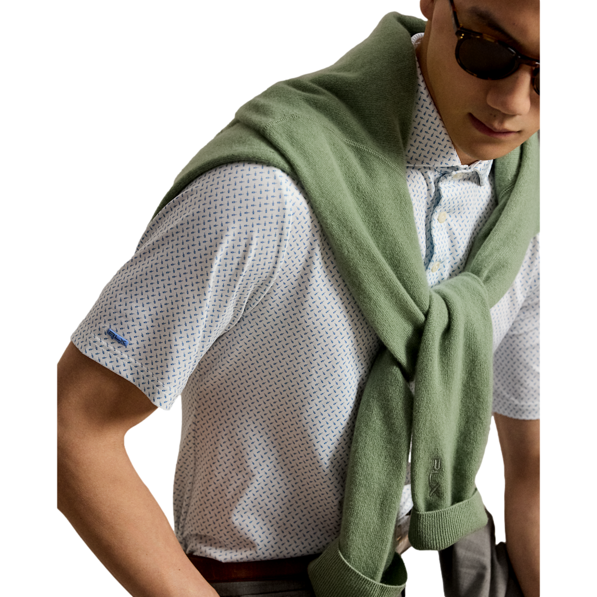 Teed Up Elevated Jersey Knit Men's Golf Polo Shirt