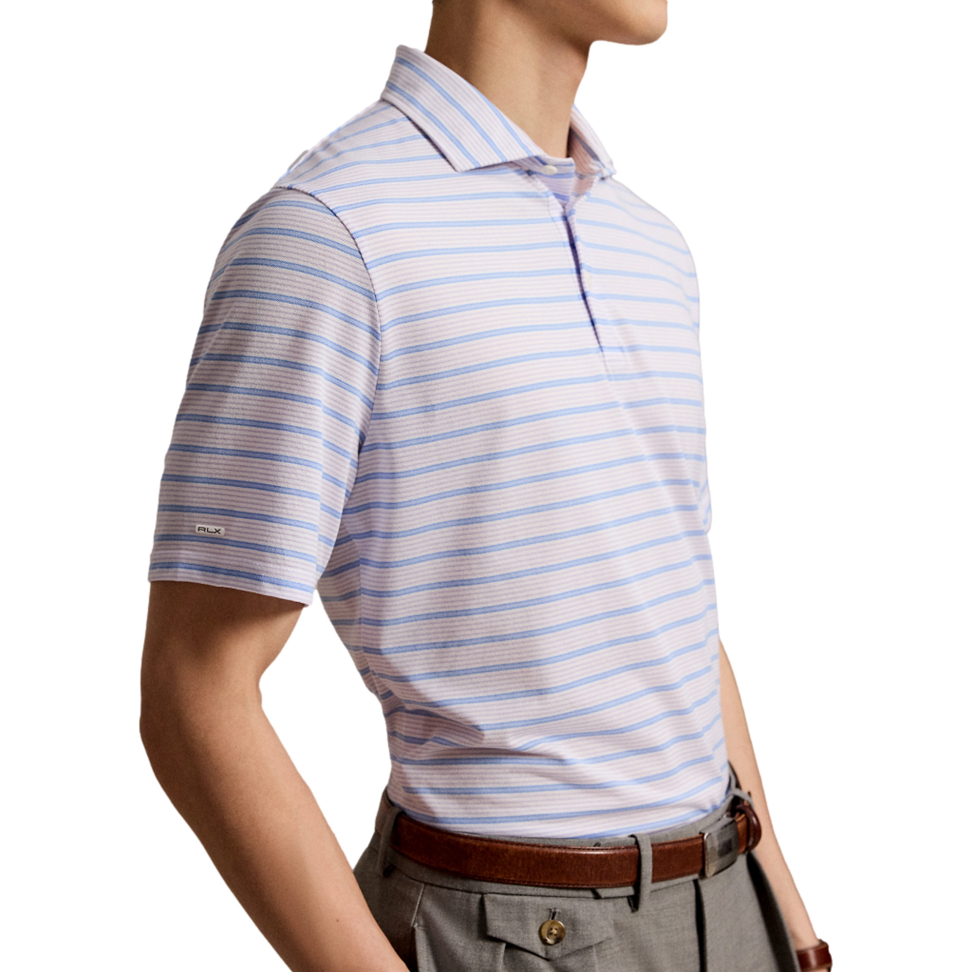 Tour Pique Yarn-Dyed Knit Men's Golf Polo Shirt