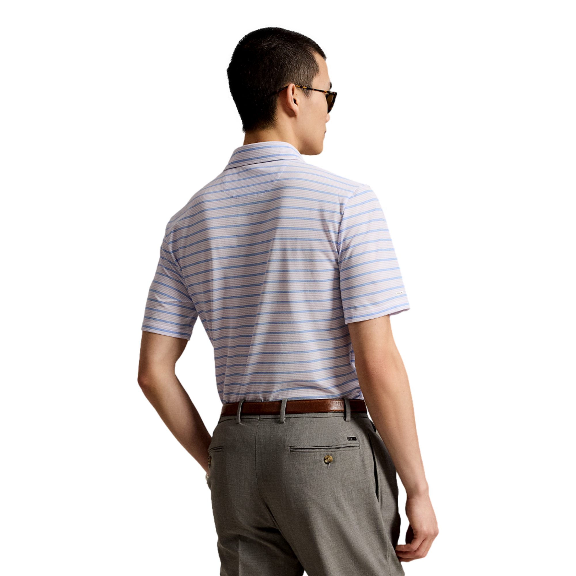 Tour Pique Yarn-Dyed Knit Men's Golf Polo Shirt