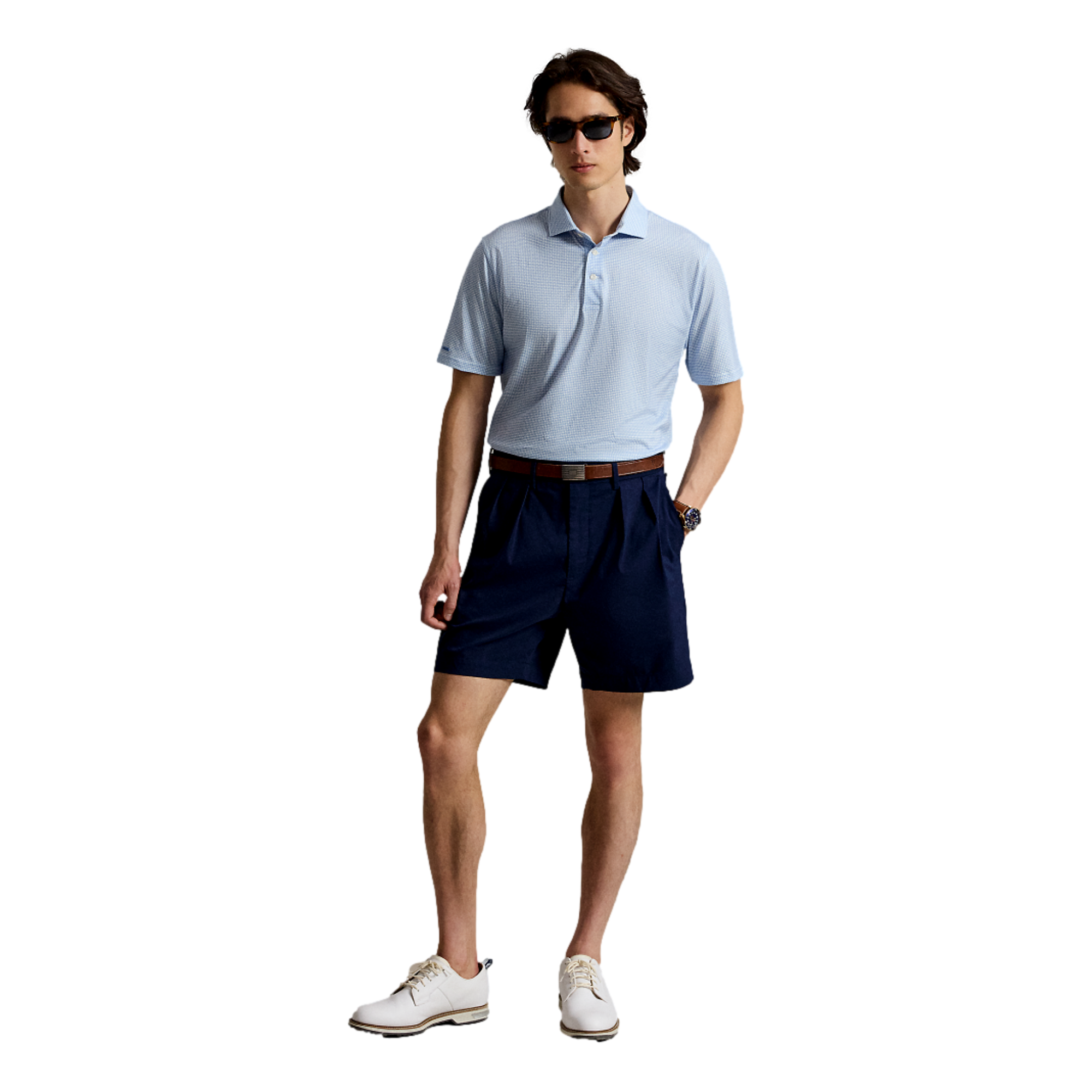 Scottish Fairway Cotton Jersey Men's Golf Polo Shirt