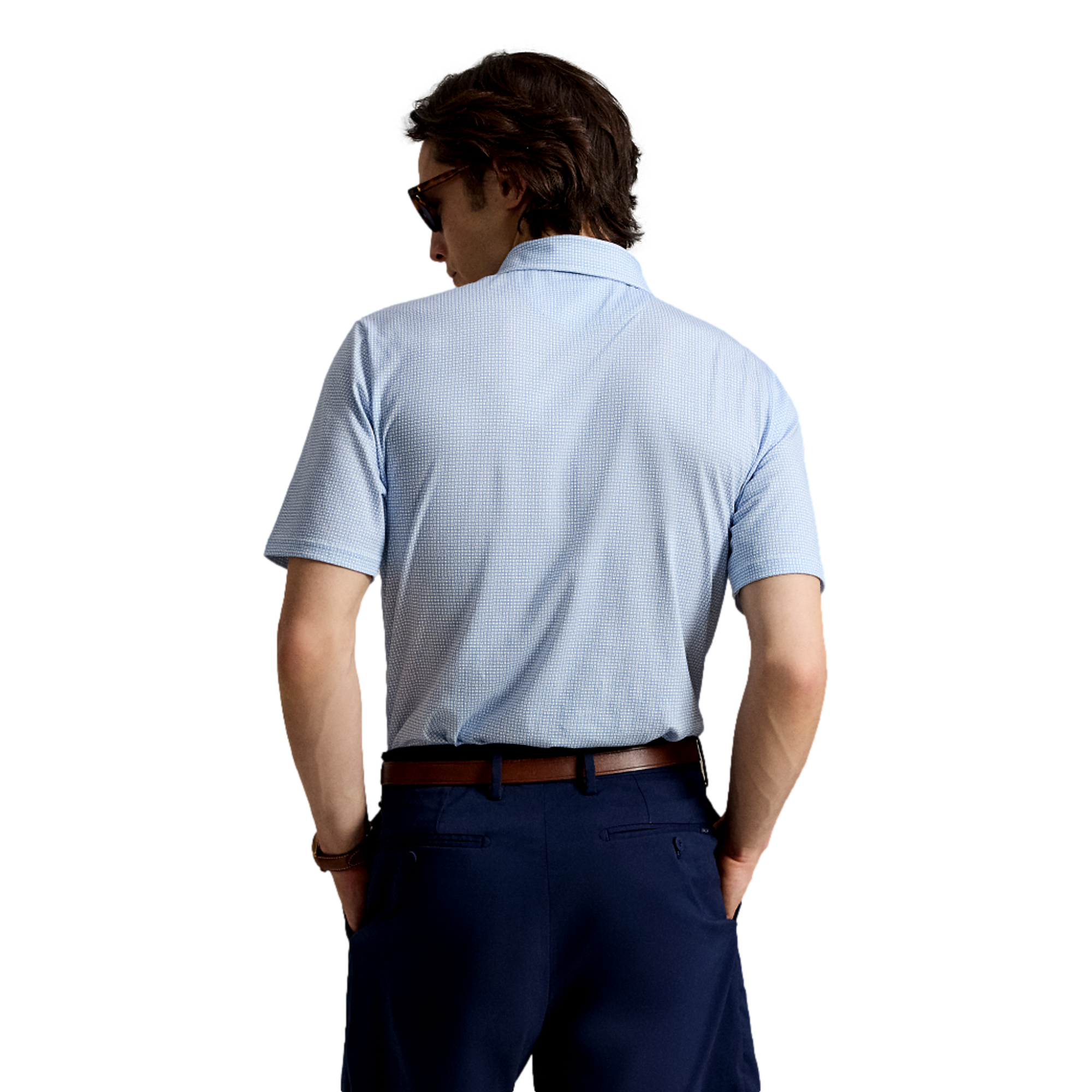 Scottish Fairway Cotton Jersey Men's Golf Polo Shirt