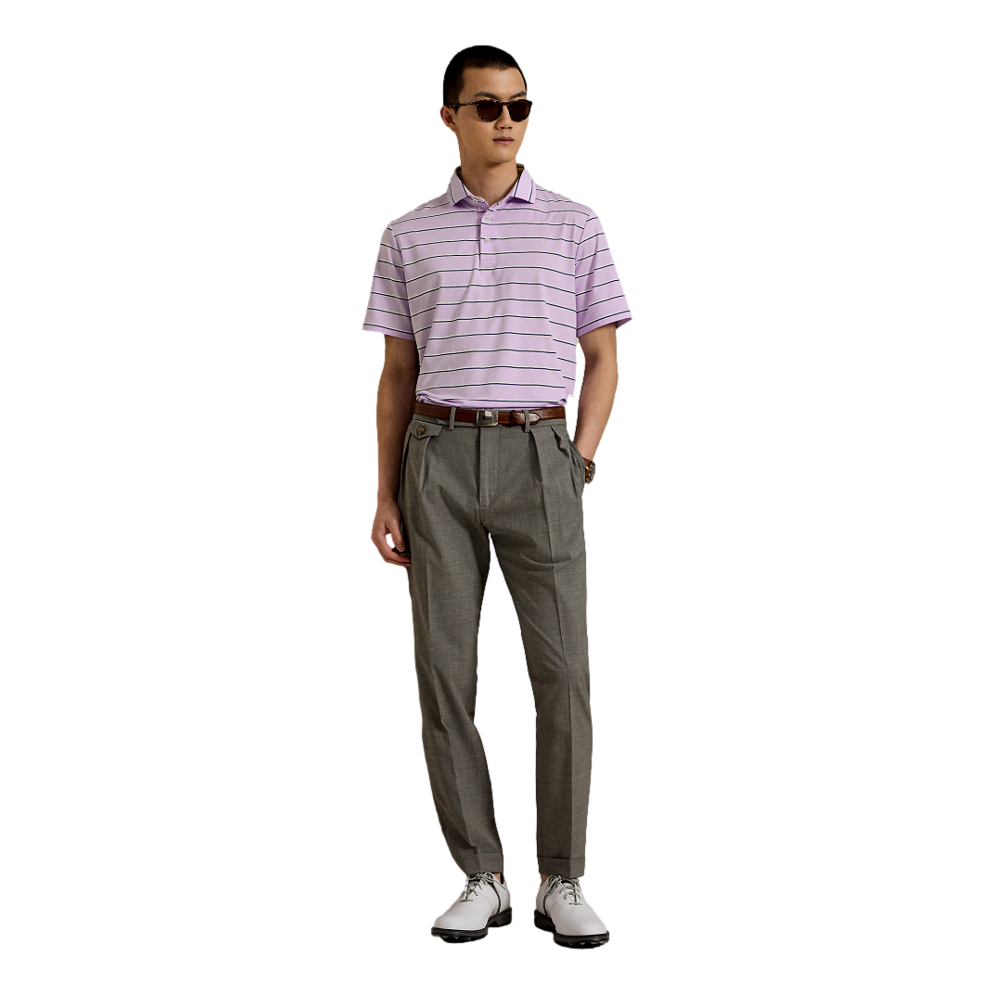 Airflow Tarn-Dyed Knit Men's Golf Polo Shirt