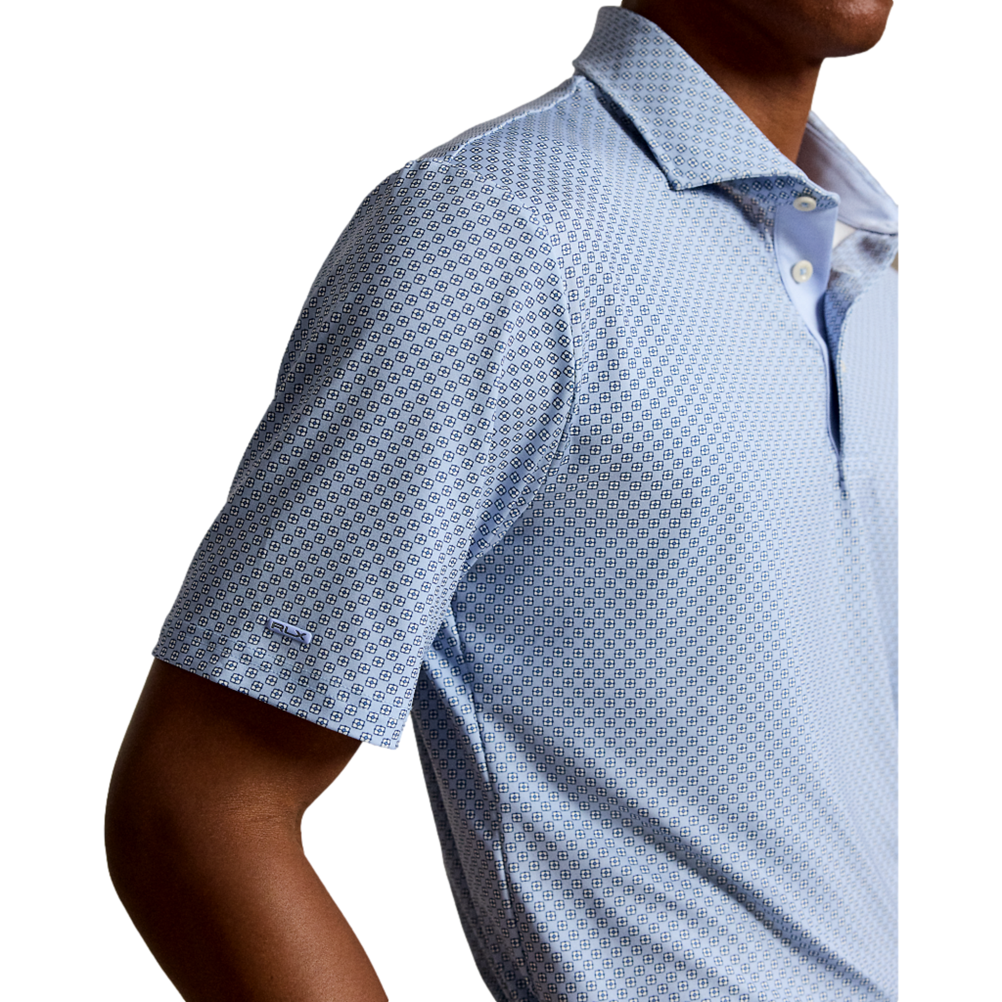 Airflow Printed Knit Men's Golf Polo Shirt