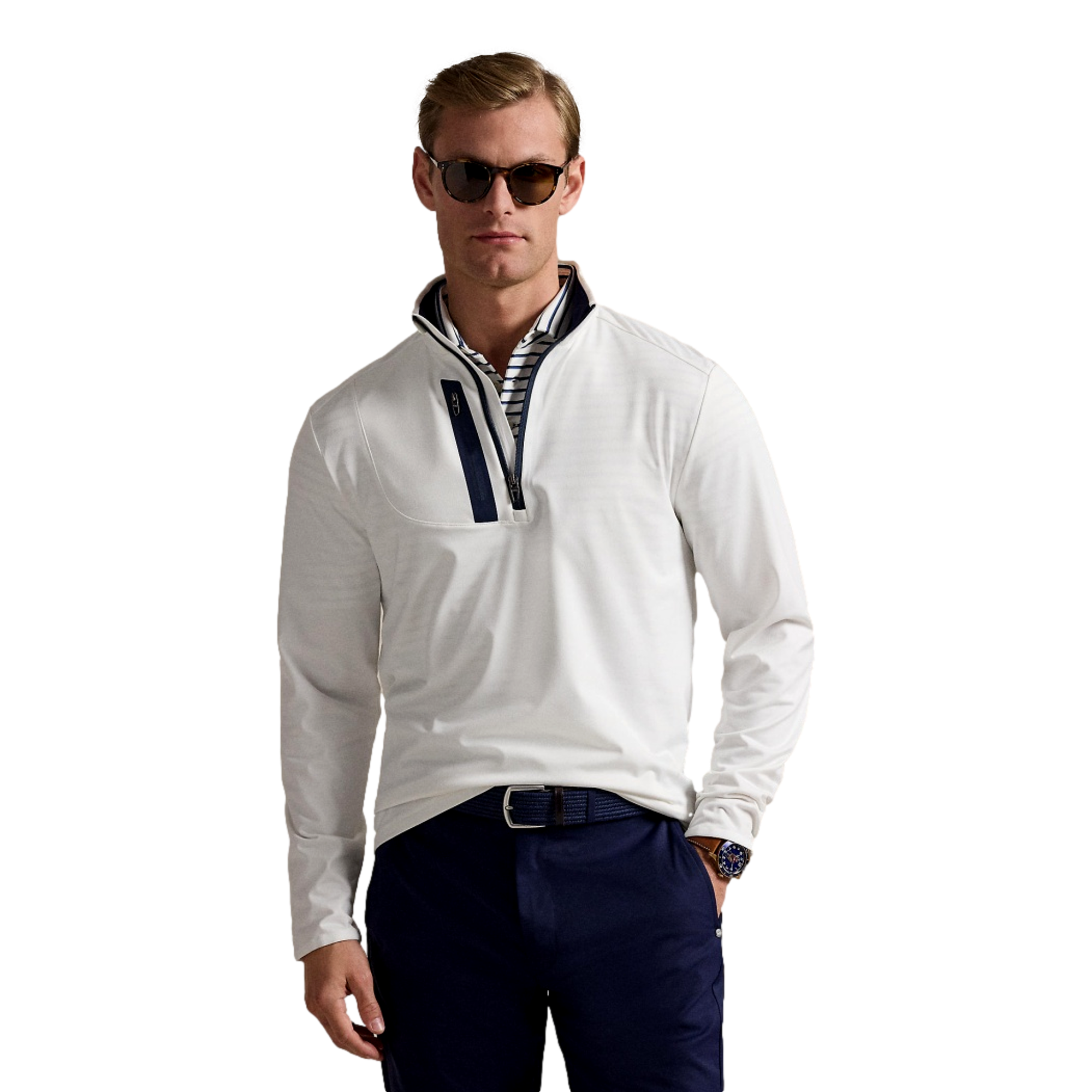 Luxury Performance Driver Men's Golf Quarter Zip