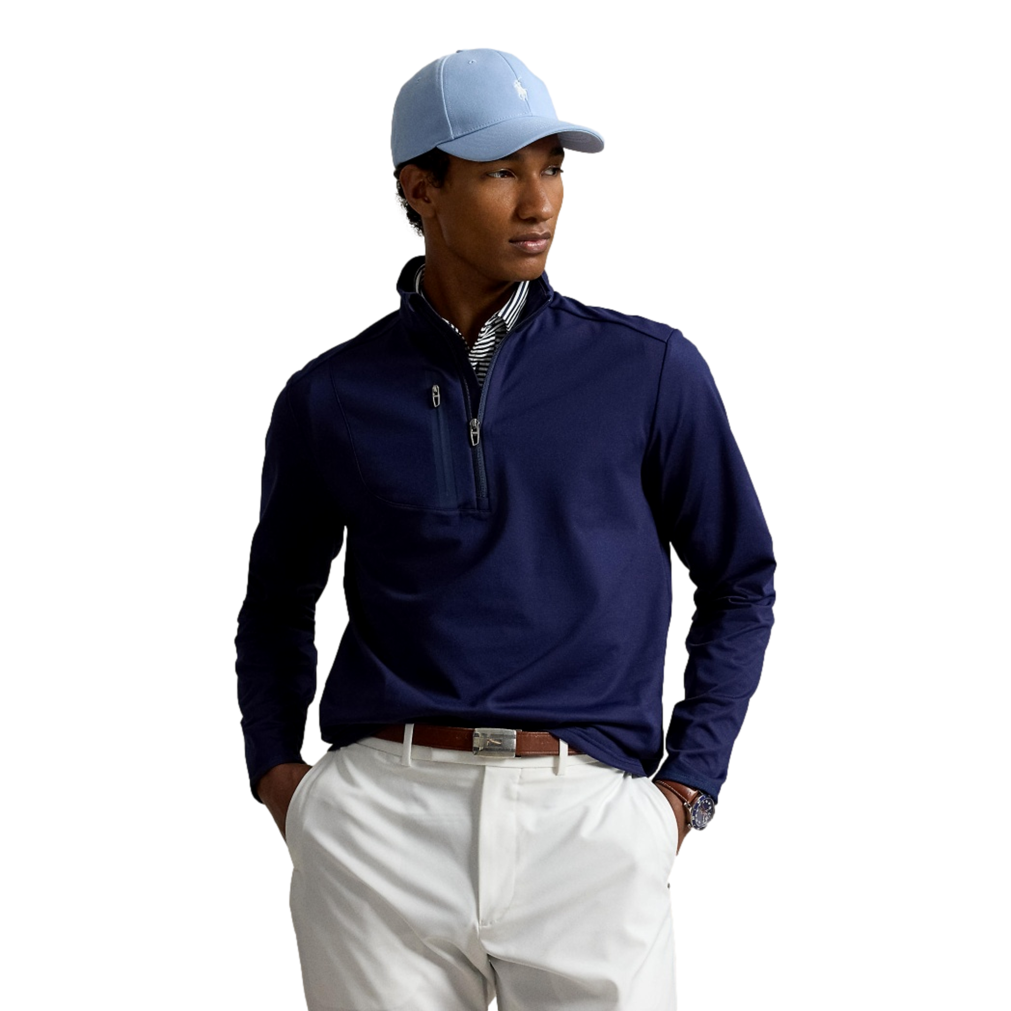 Luxury Performance Driver Men's Golf Quarter Zip