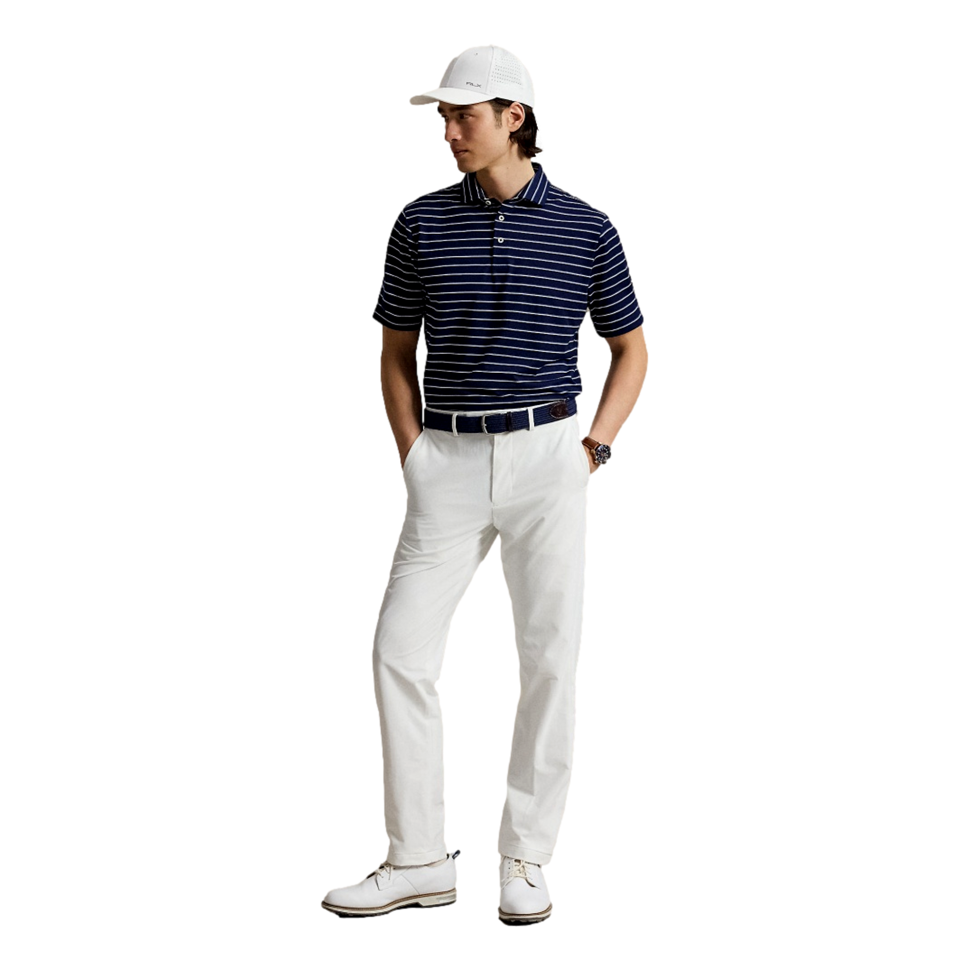 Tour Pique Yarn-Dyed Knit Men's Golf Polo Shirt