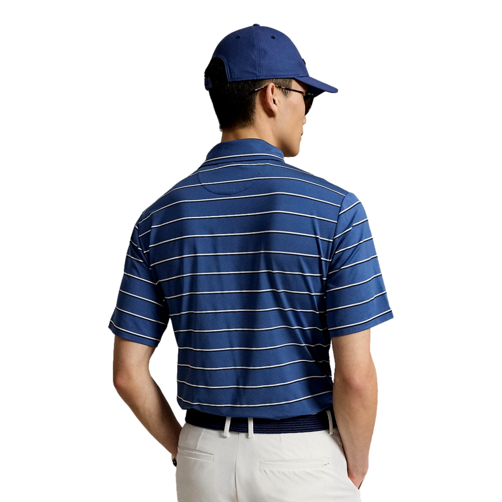 Airflow Yarn-Dyed Knit Men's Golf Polo Shirt