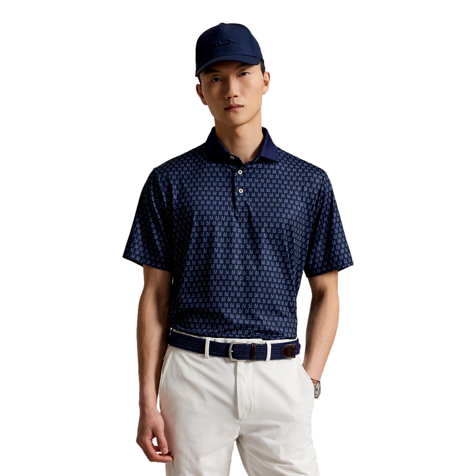 Fairway Fizz Elevated Printed Men's Golf Polo Shirt
