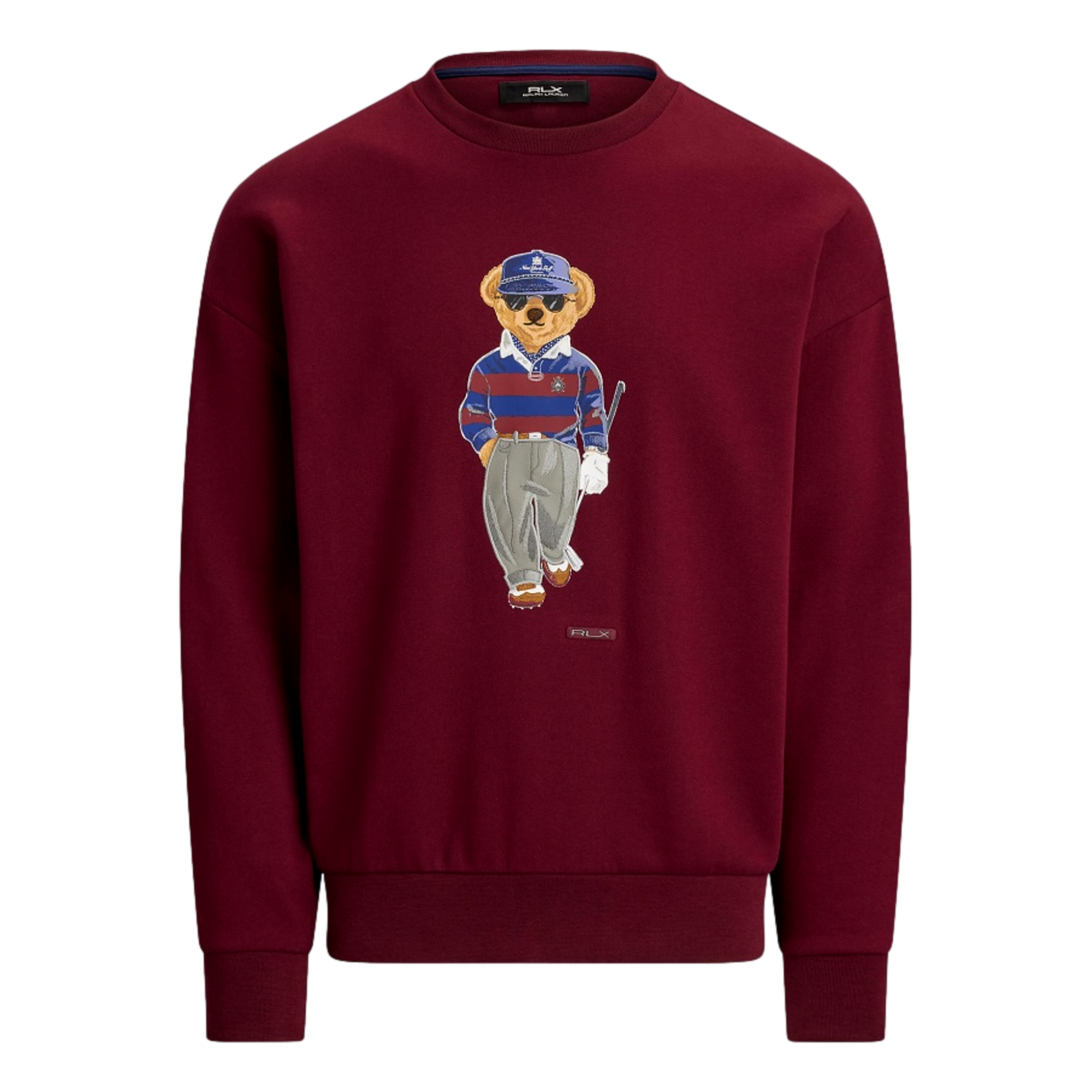 Novelty Bear Lightweight Fleece Men's Golf Sweatshirt