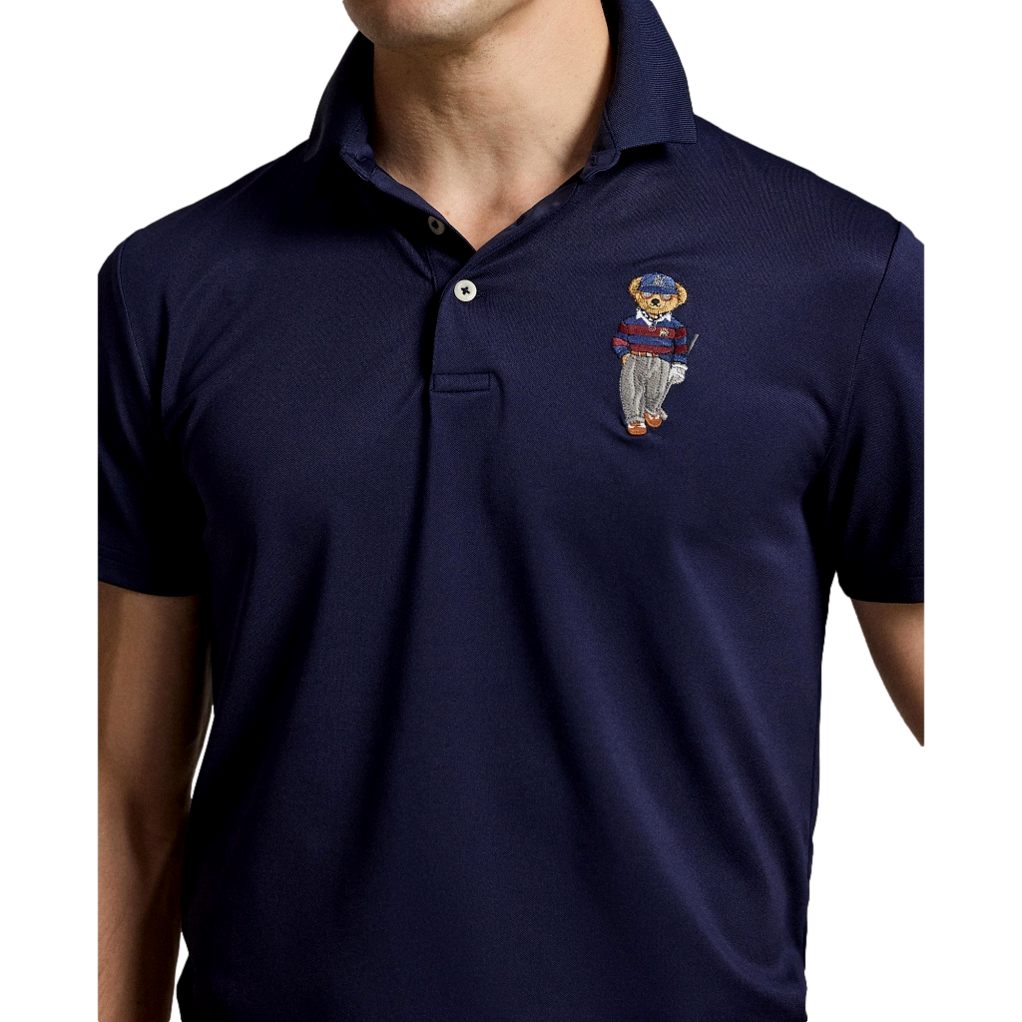 メンズウェア POLO GOLF RALPH LAUREN Novelty Bear Pique Men's Knit Golf Polo Shirt | PGA TOUR Superstore