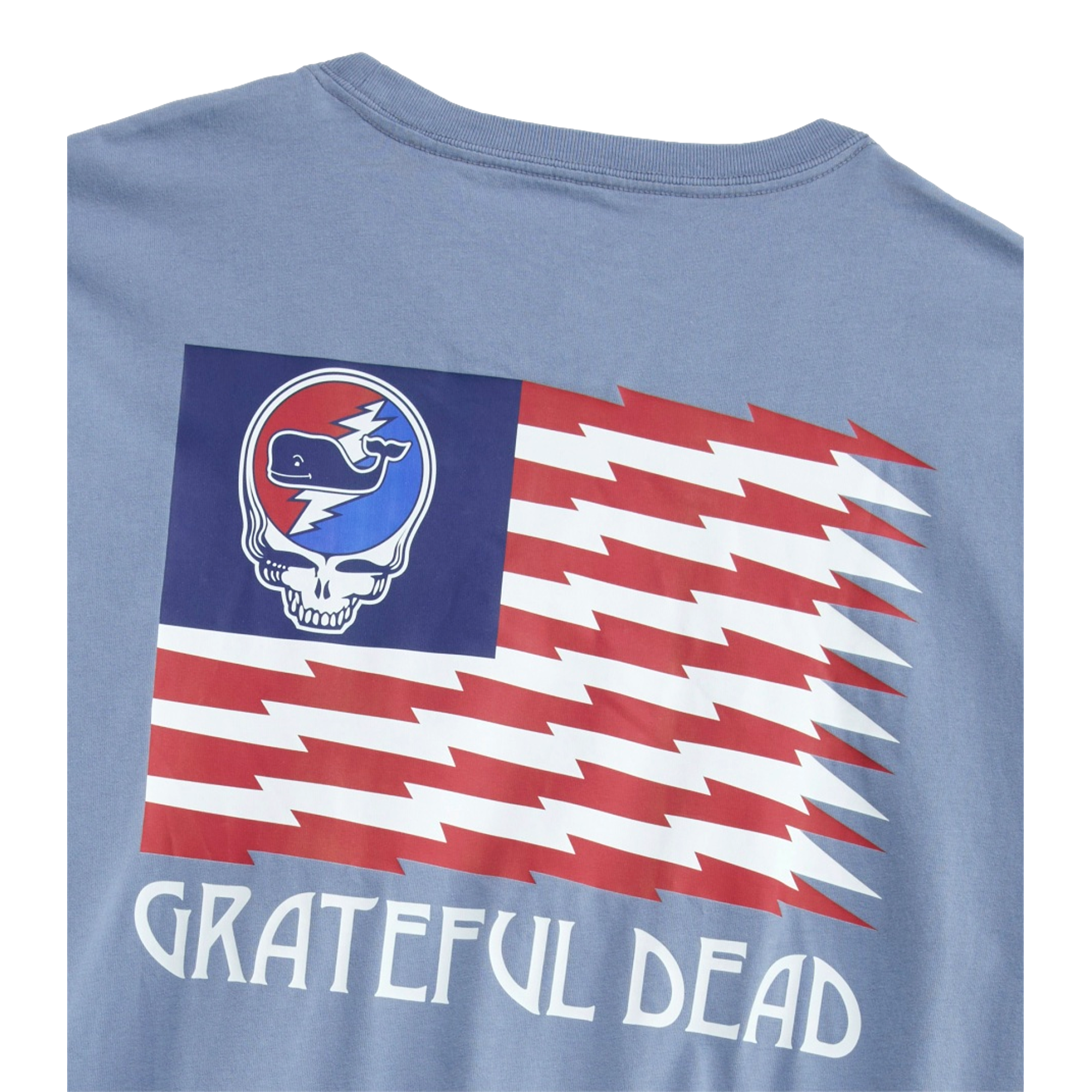Grateful Dead USA Flag Men's Golf T-Shirt