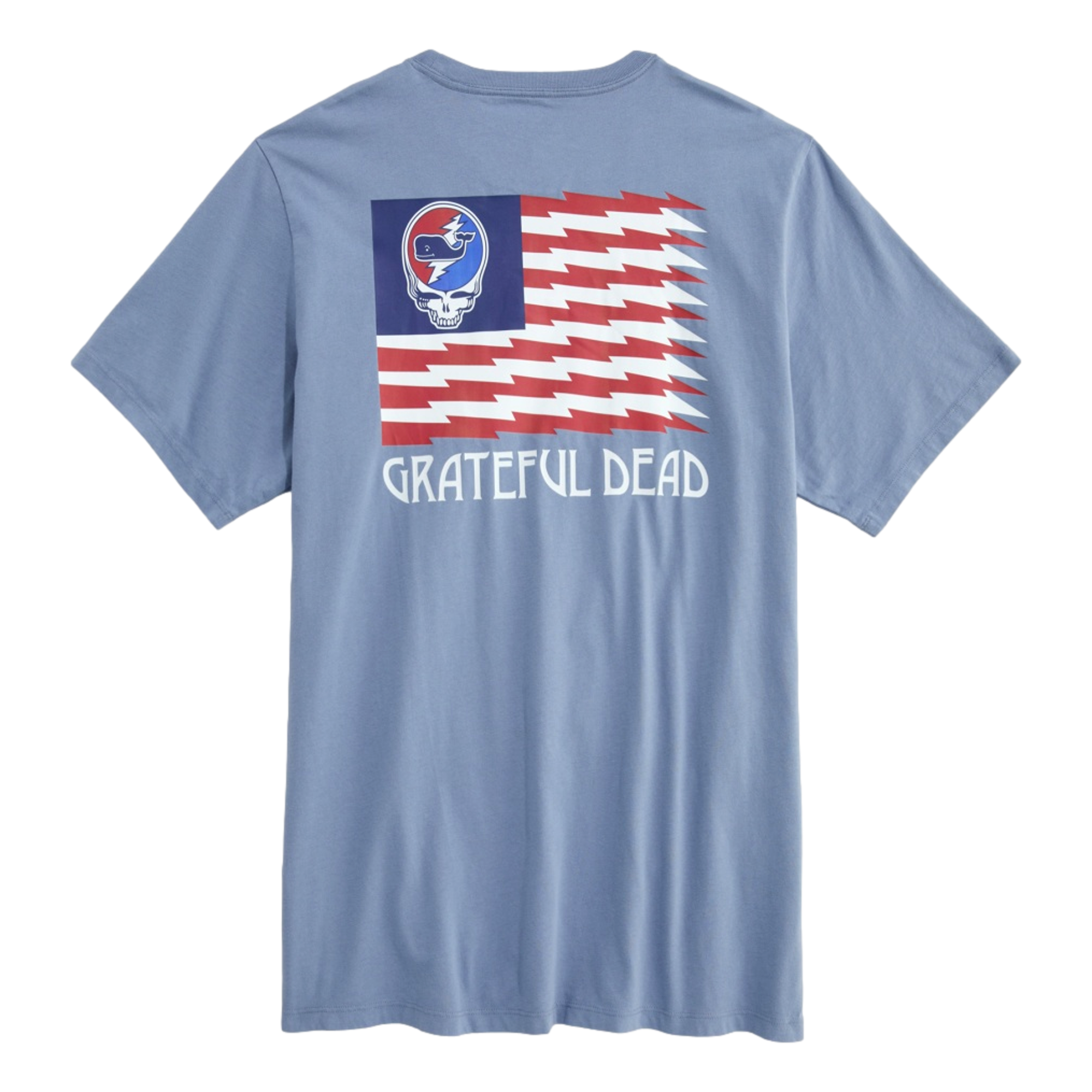Grateful Dead USA Flag Men's Golf T-Shirt