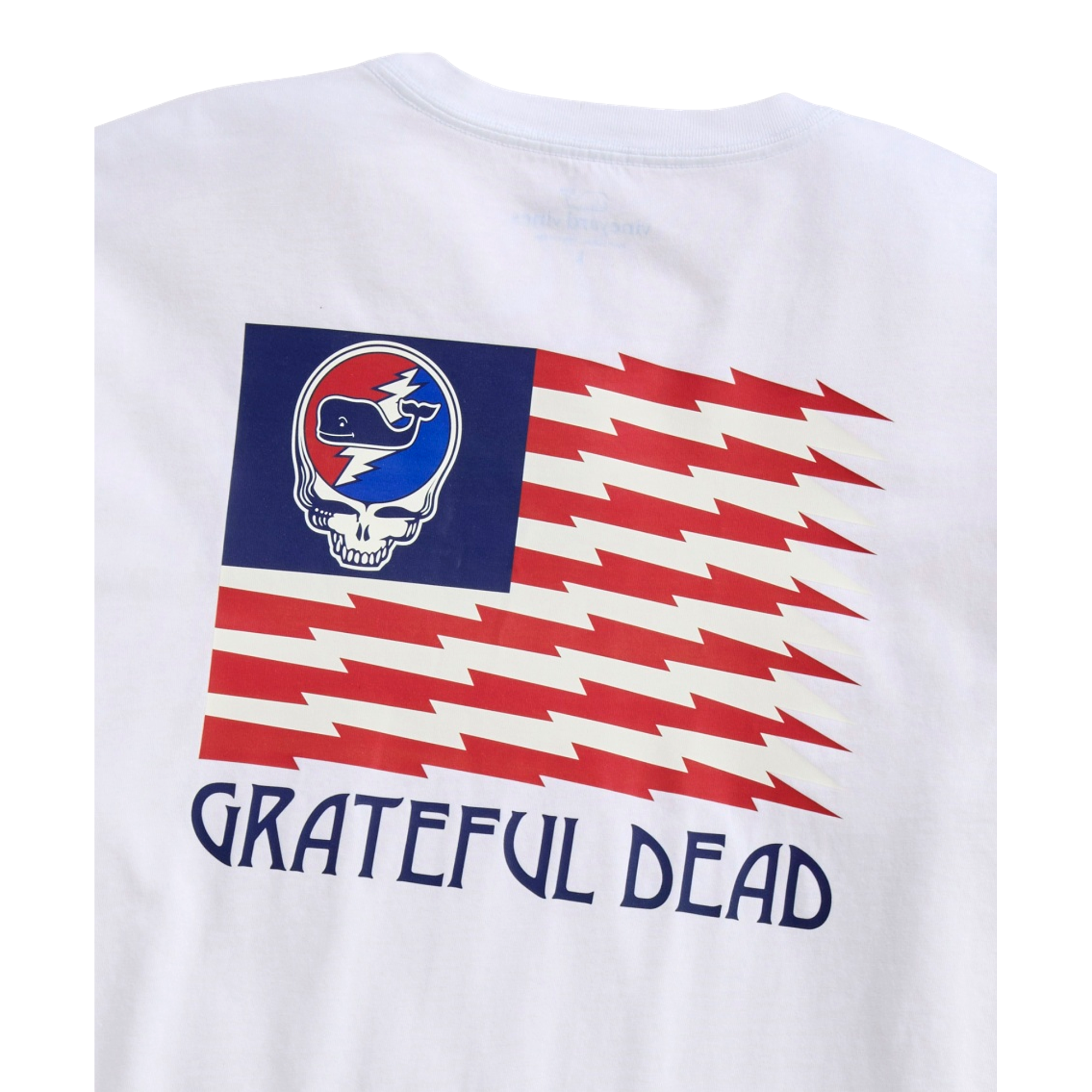 Grateful Dead USA Flag Men's Golf T-Shirt