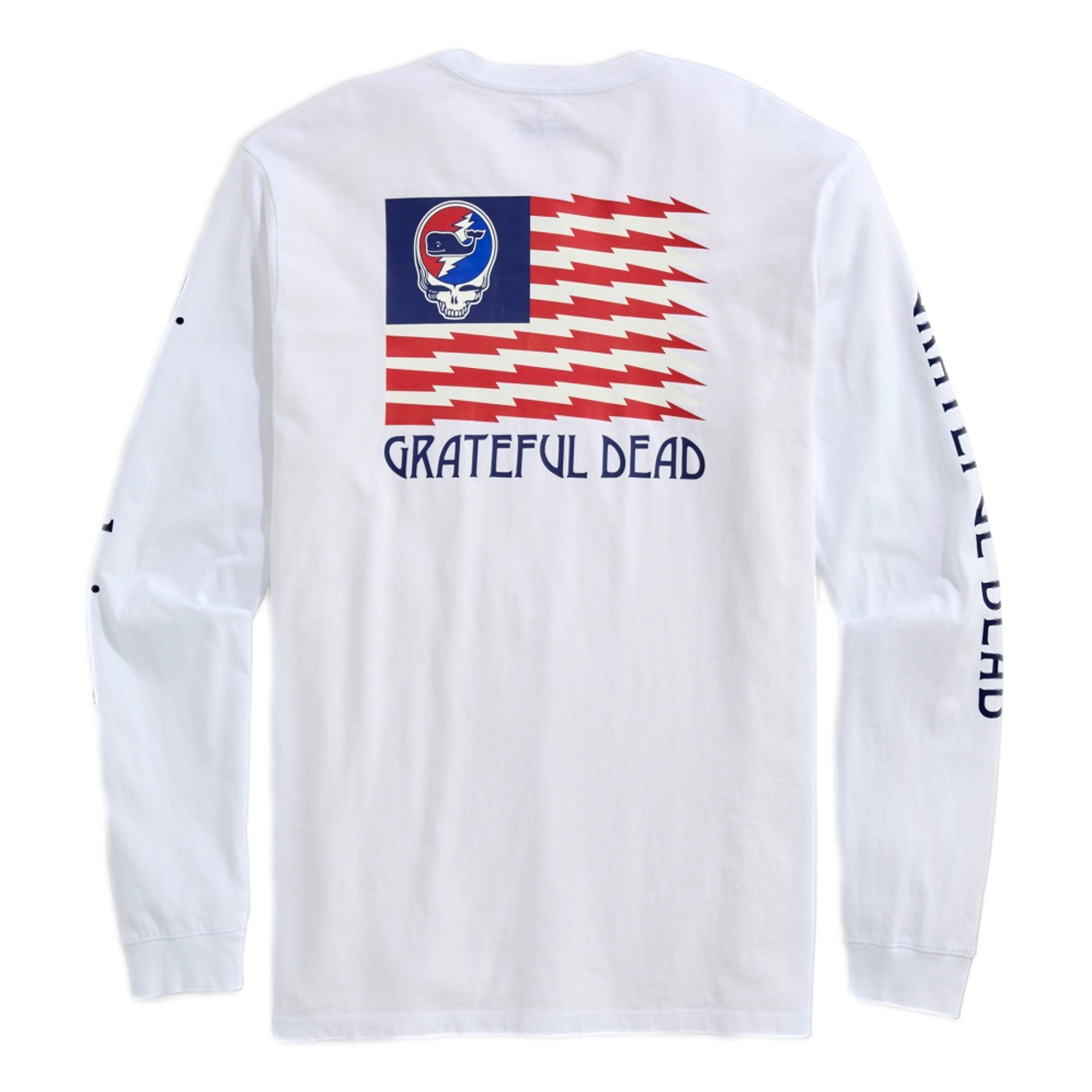 Grateful Dead USA Flag Men's Golf T-Shirt