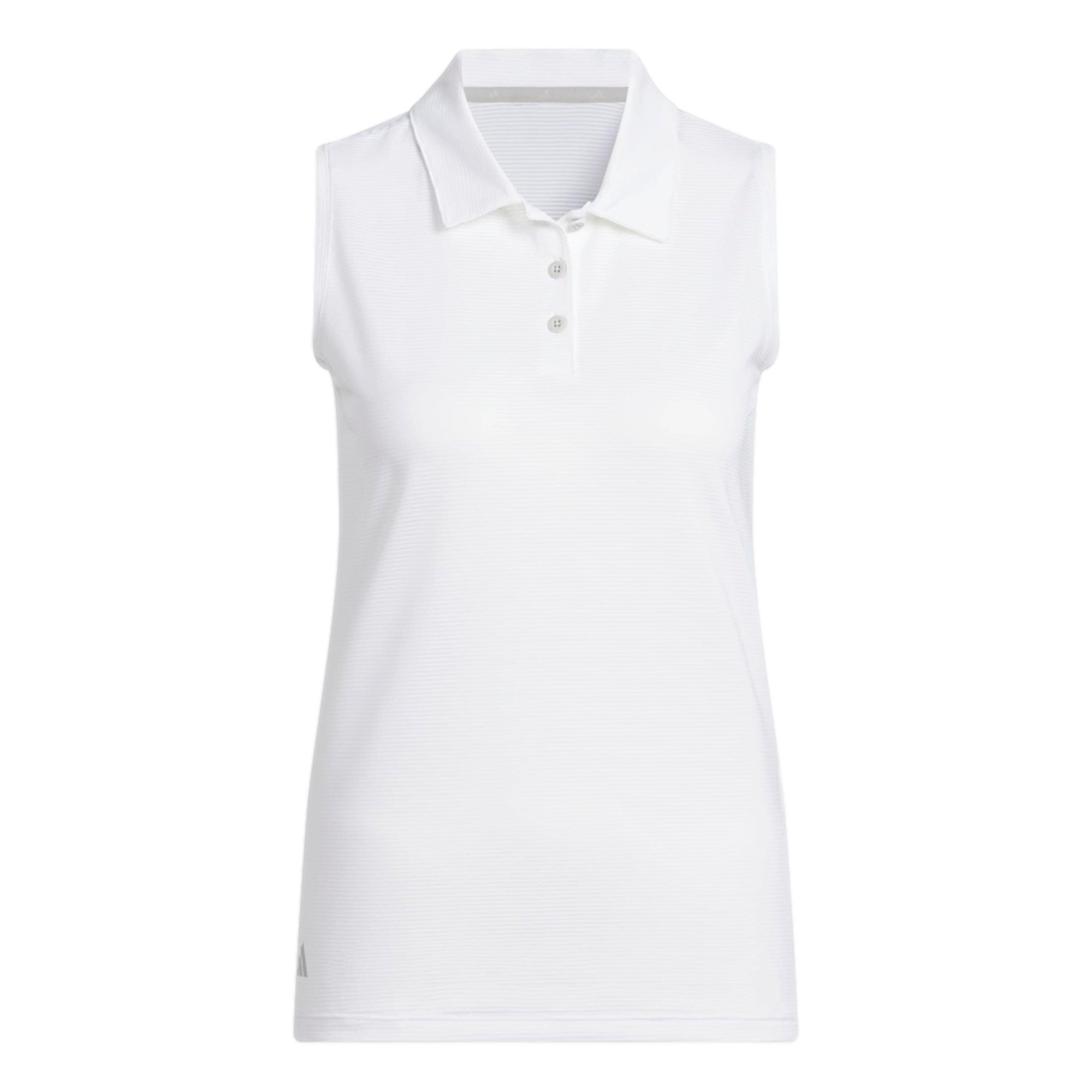 Solid Ottoman Sleeveless Polo Golf Shirt