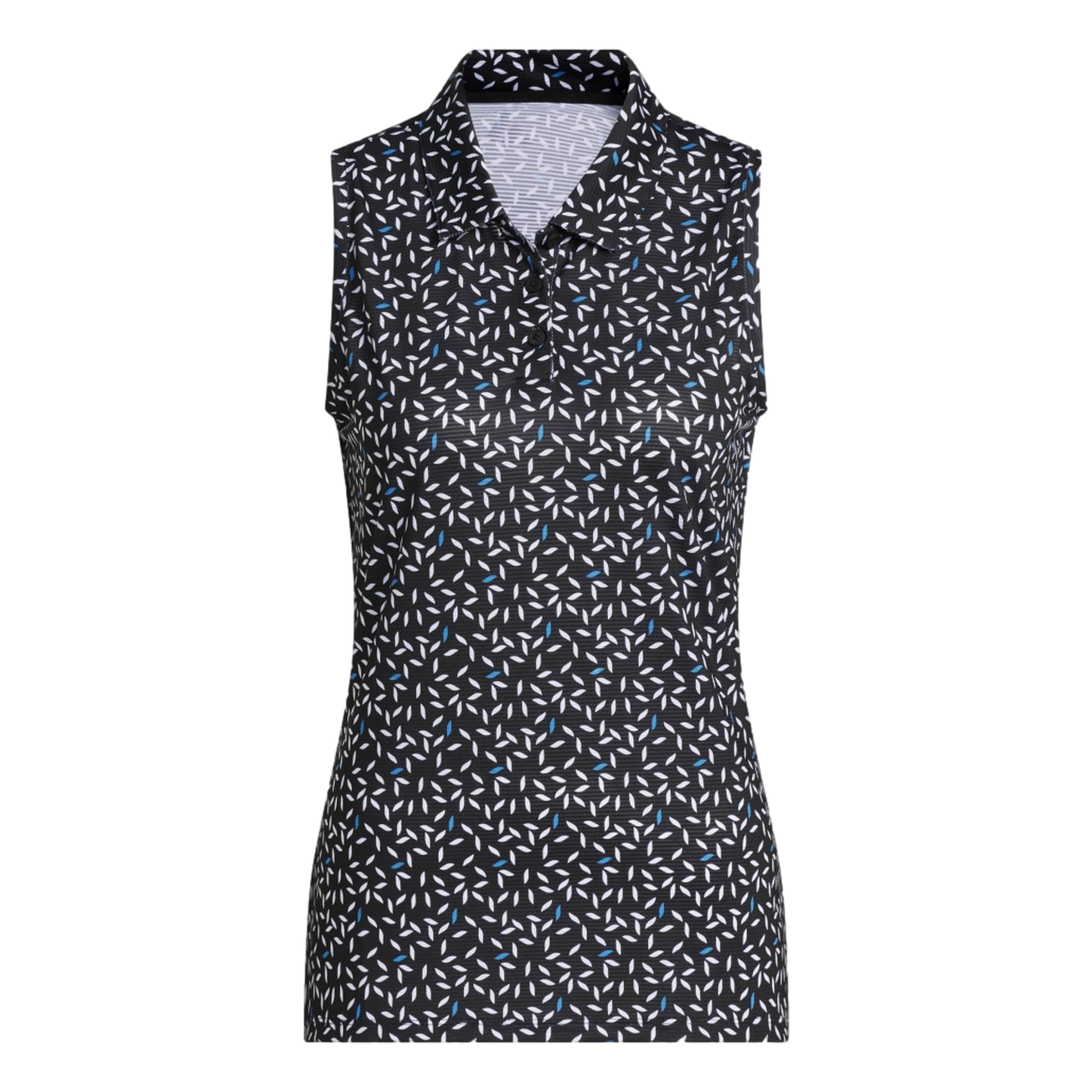 Ultimate365 Men's Printed Ottoman Sleeveless Golf Polo