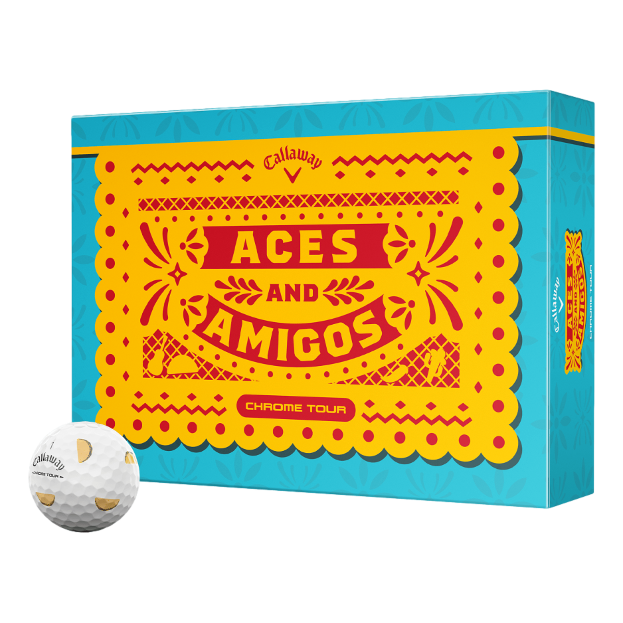 Chrome Tour 26 Cinco De Mayo Golf Balls