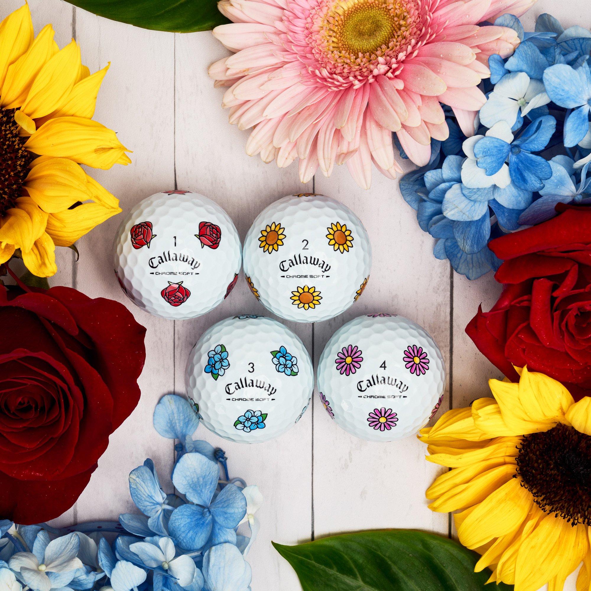 Chrome Soft Flowers Golf Balls 2026