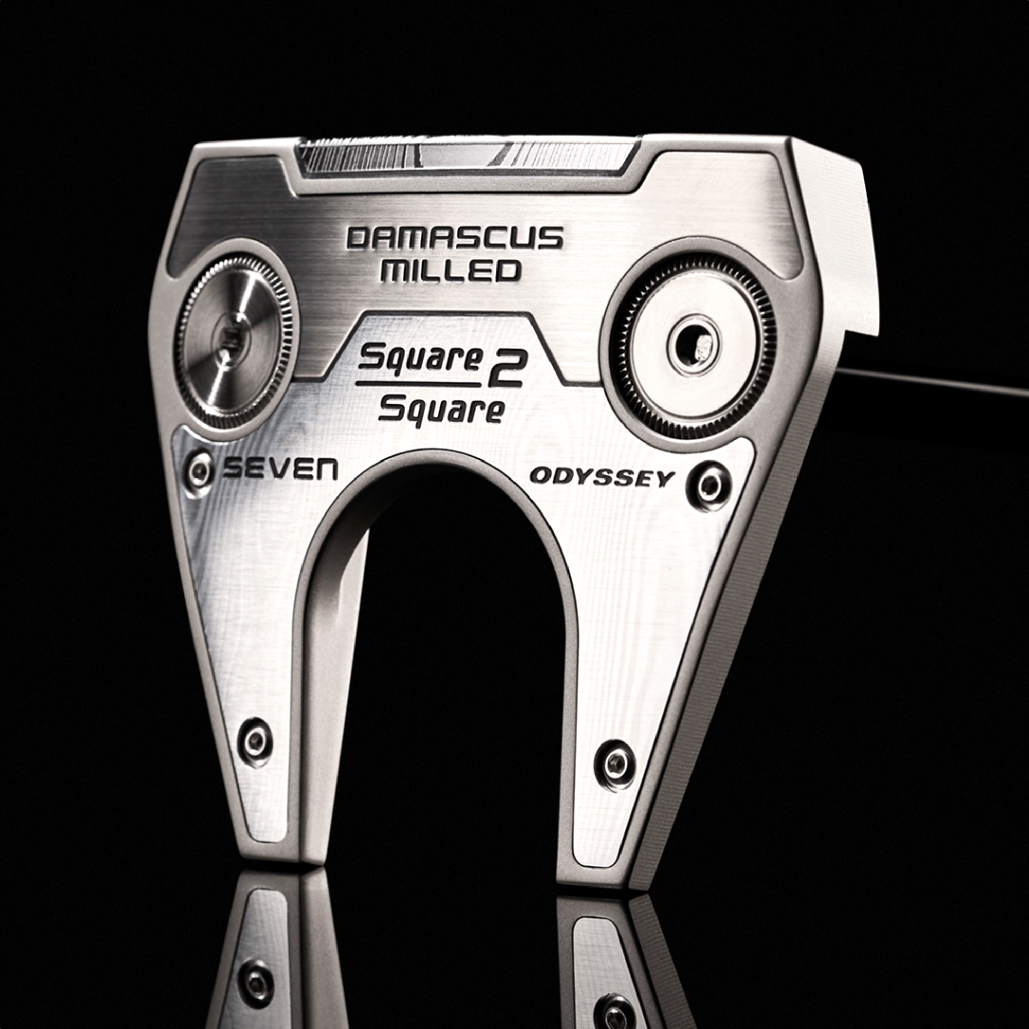 Damascus Milled #7 Square 2 Square Putter