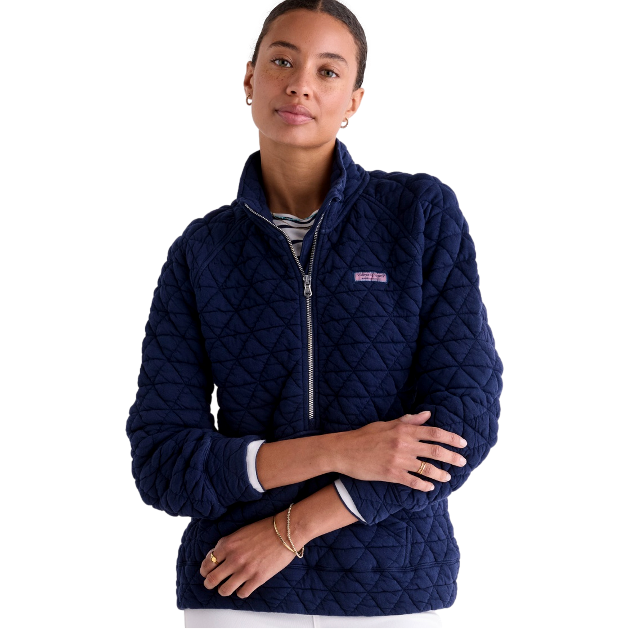 Coastal Quilted Women's Golf Half Zip
